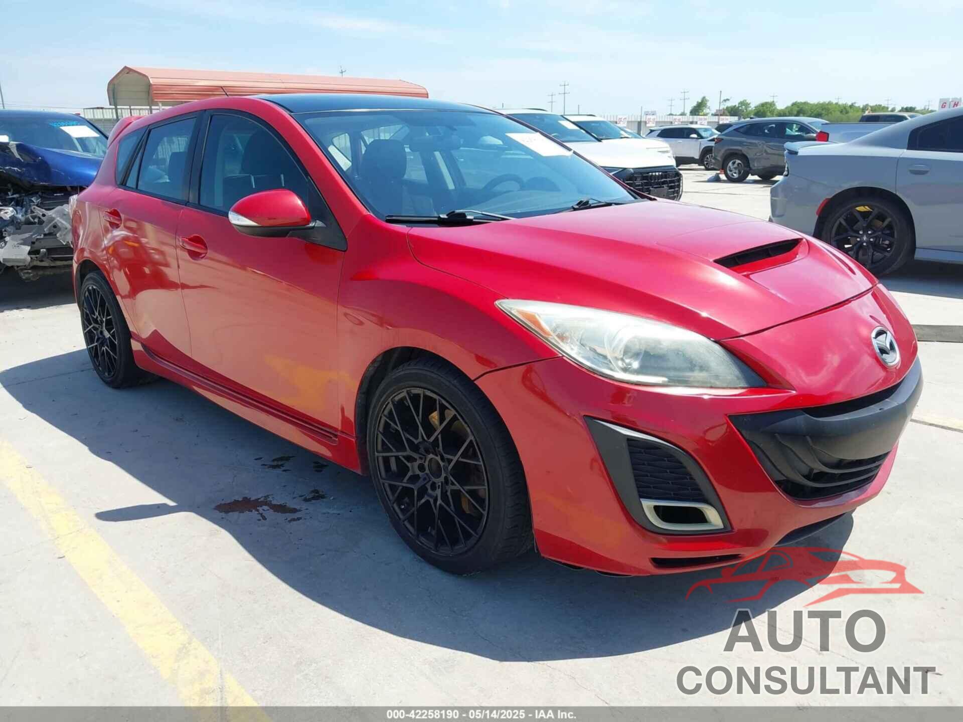 MAZDA MAZDASPEED3 2011 - JM1BL1K4XB1409206