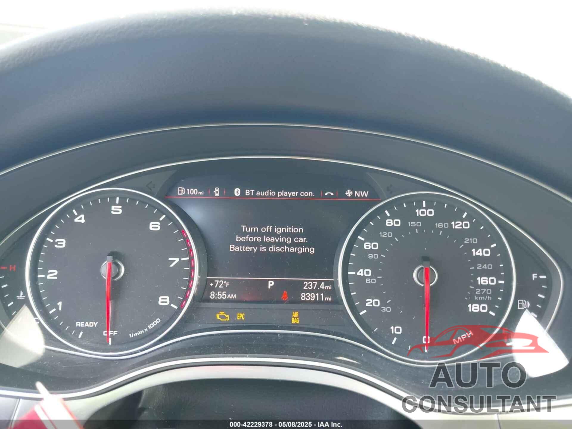 AUDI A6 2016 - WAUFGAFC9GN003650