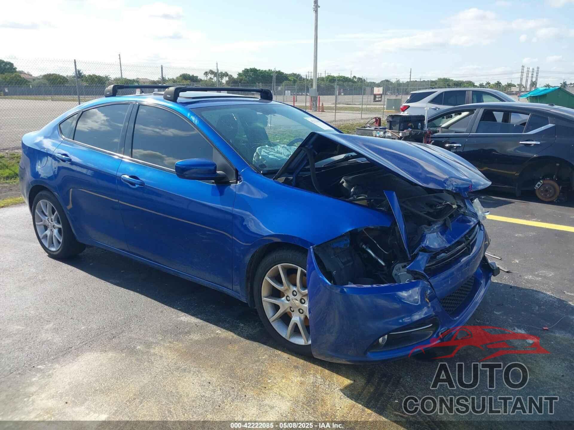 DODGE DART 2013 - 1C3CDFBA2DD333684