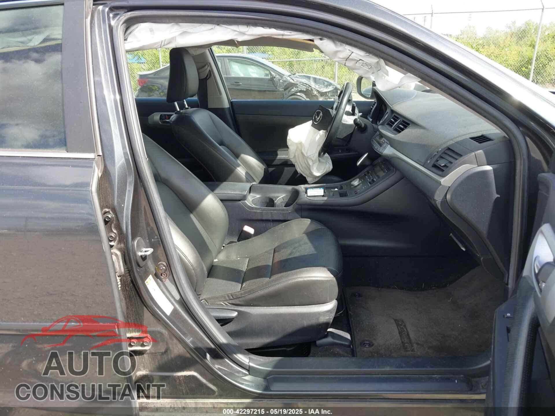 LEXUS CT 200H 2011 - JTHKD5BH6B2017517