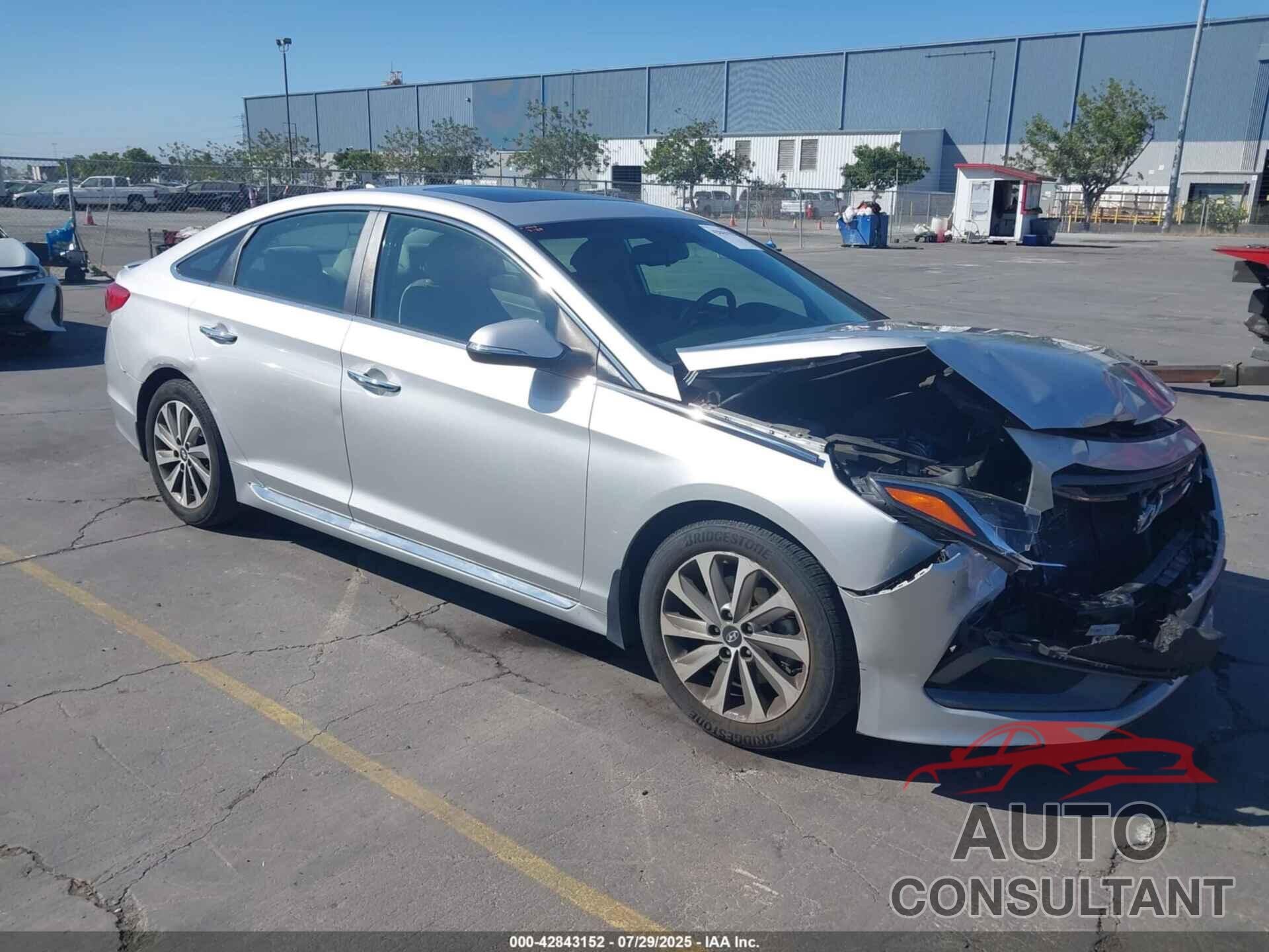 HYUNDAI SONATA 2017 - 5NPE34AFXHH585241