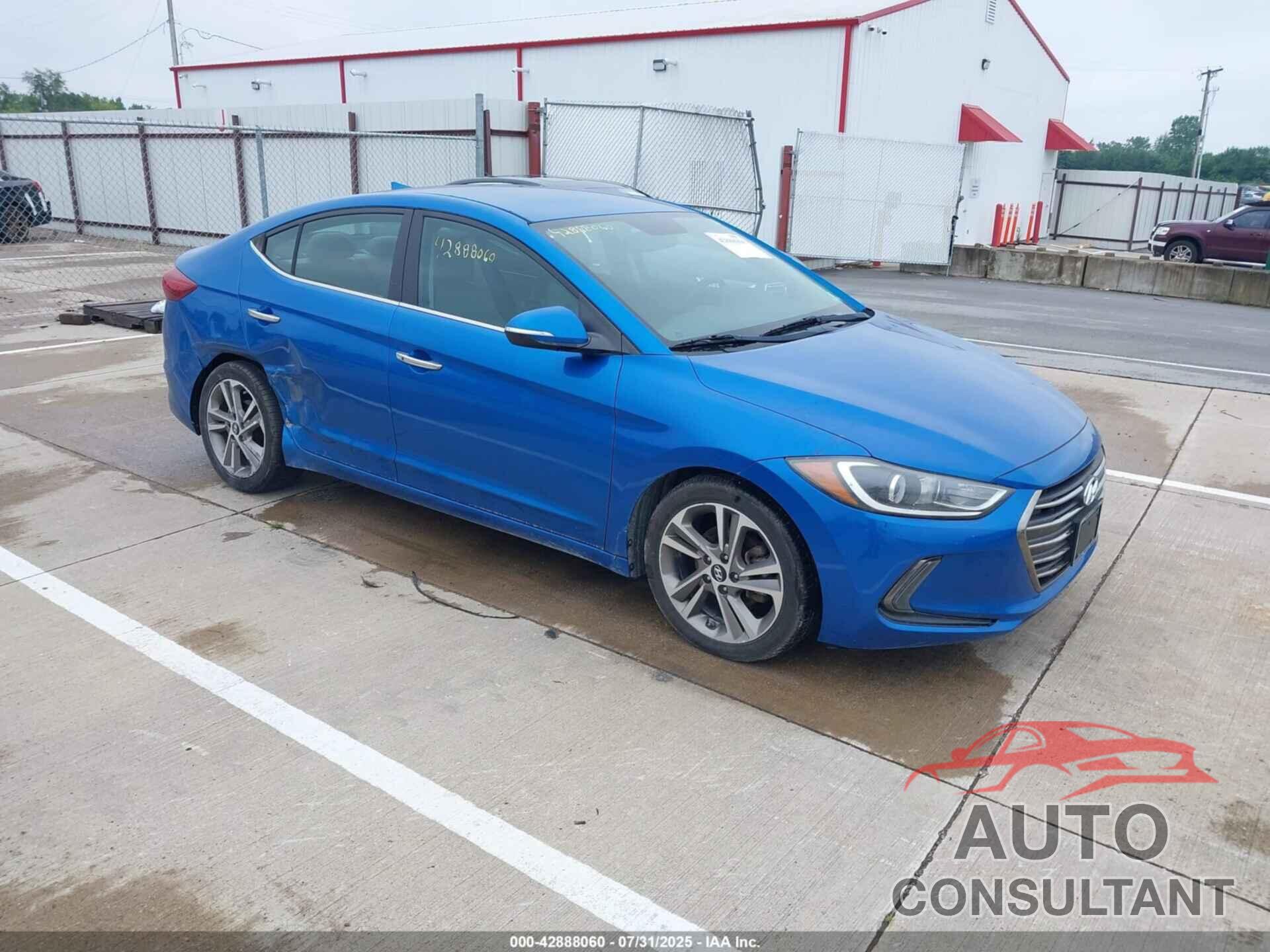 HYUNDAI ELANTRA 2017 - 5NPD84LF0HH074387