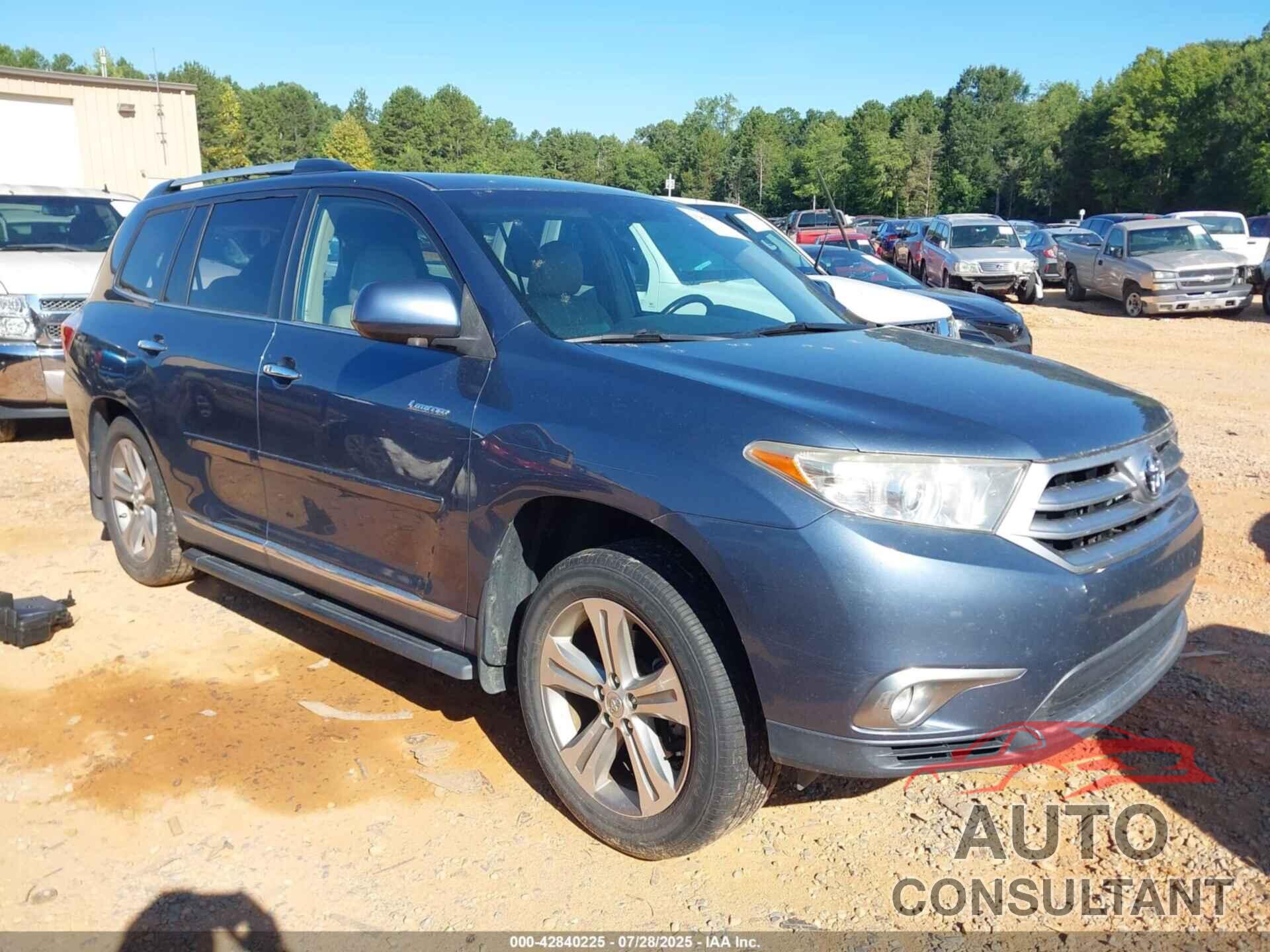 TOYOTA HIGHLANDER 2013 - 5TDDK3EH9DS226021