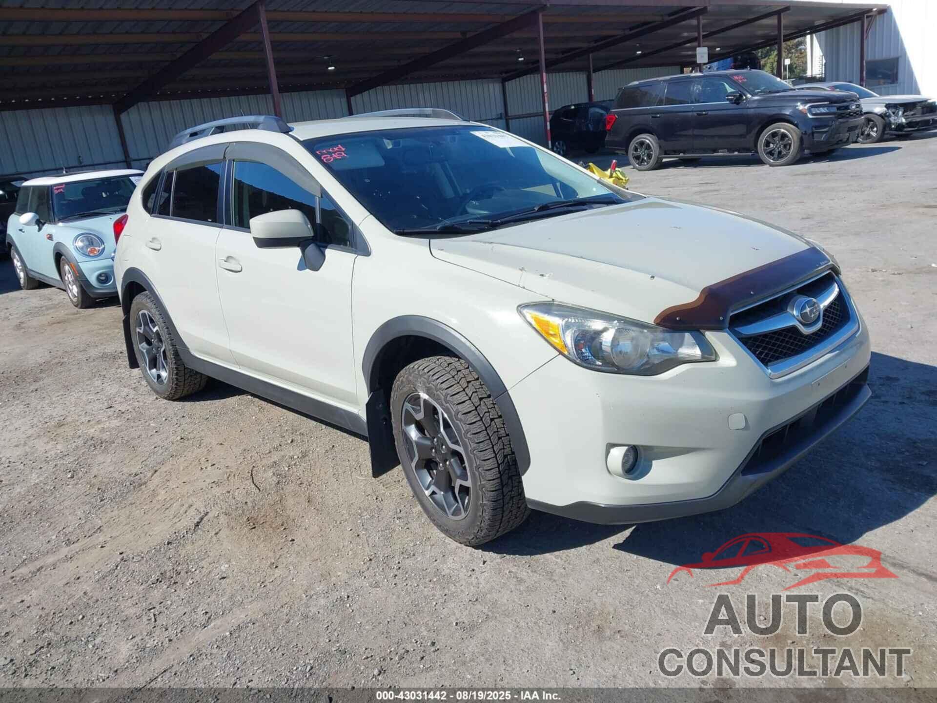 SUBARU XV CROSSTREK 2015 - JF2GPAFC4FH328485