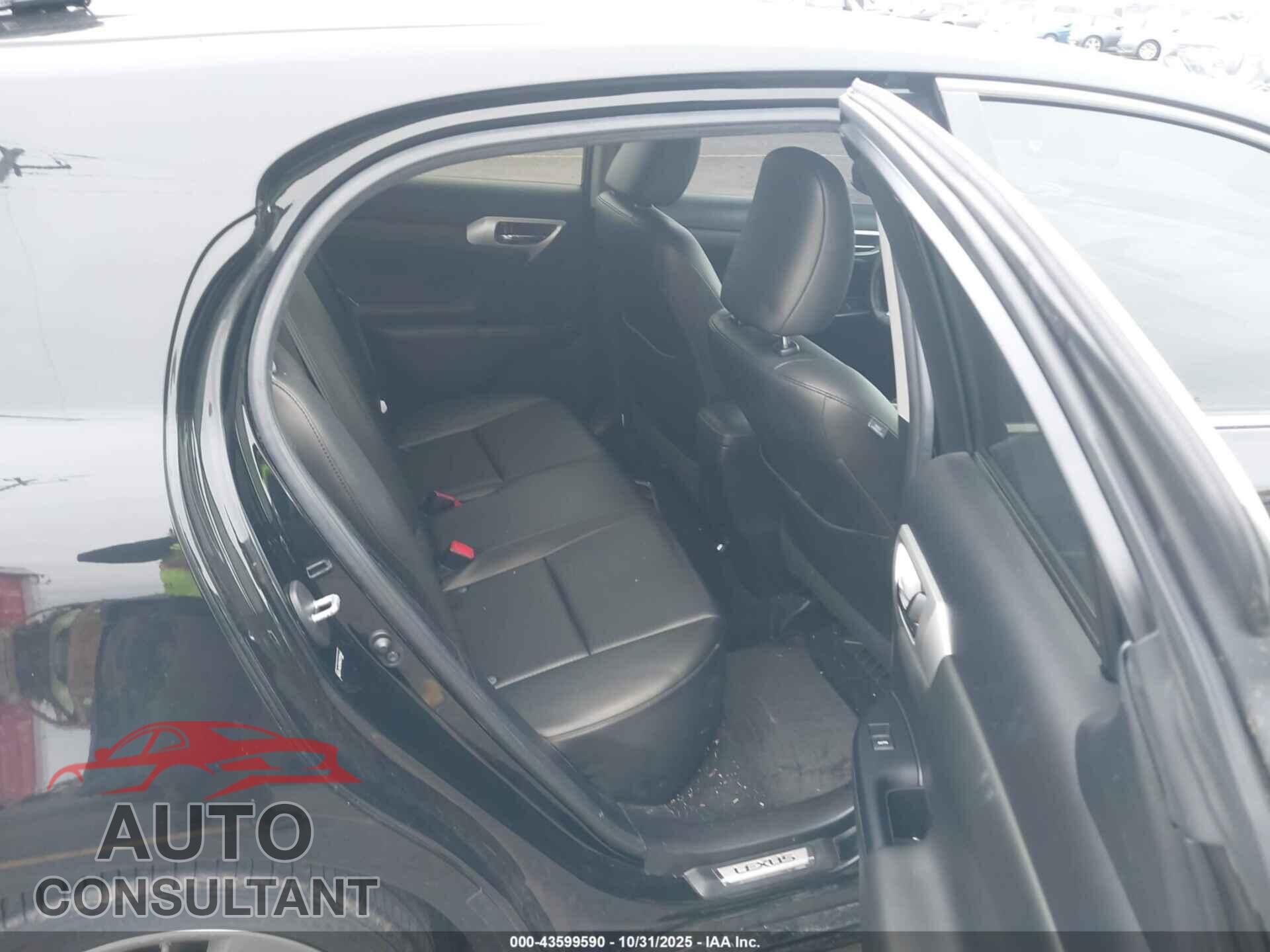 LEXUS CT 200H 2012 - JTHKD5BH0C2091663