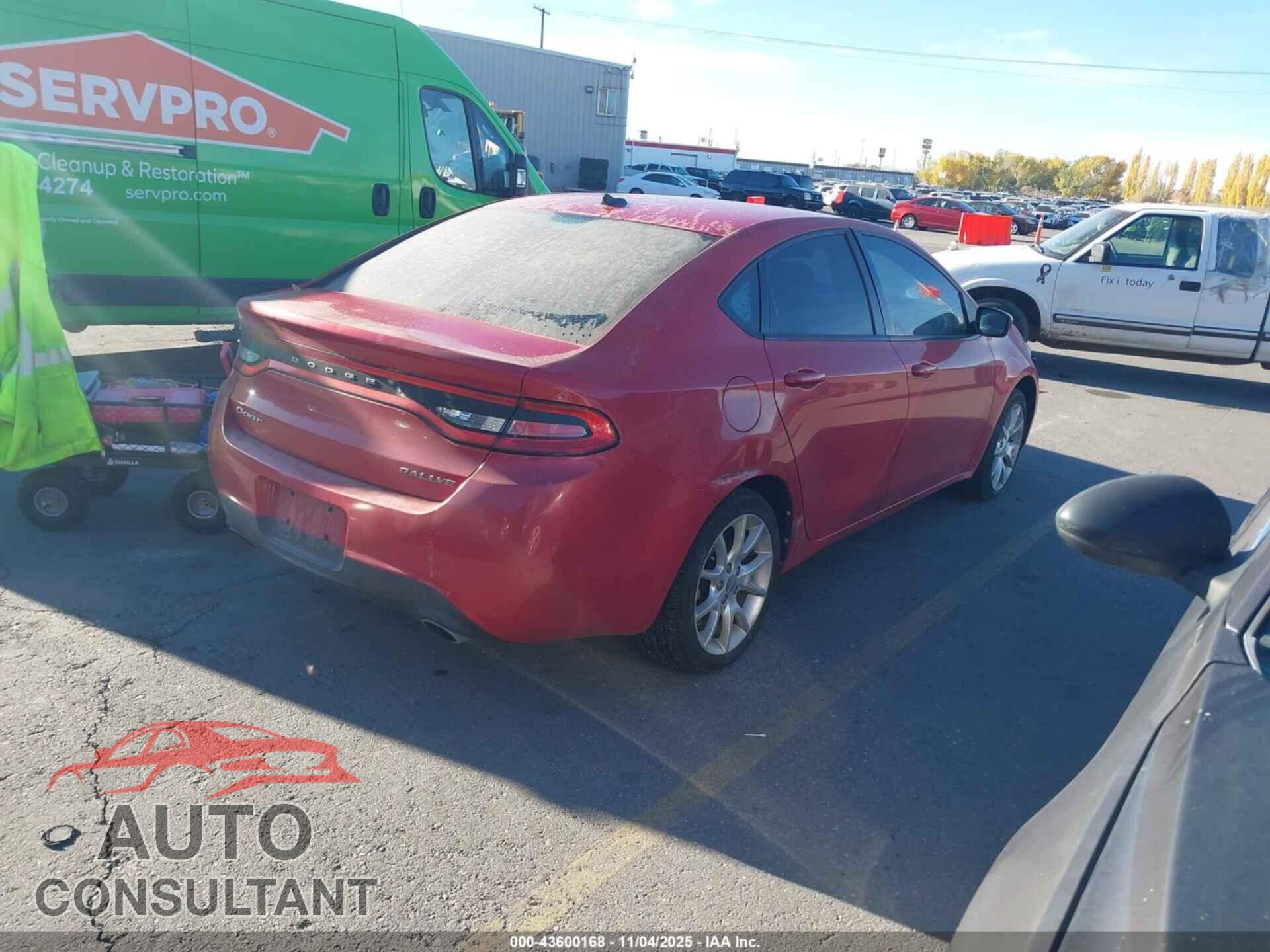 DODGE DART 2013 - 1C3CDFBA0DD123360