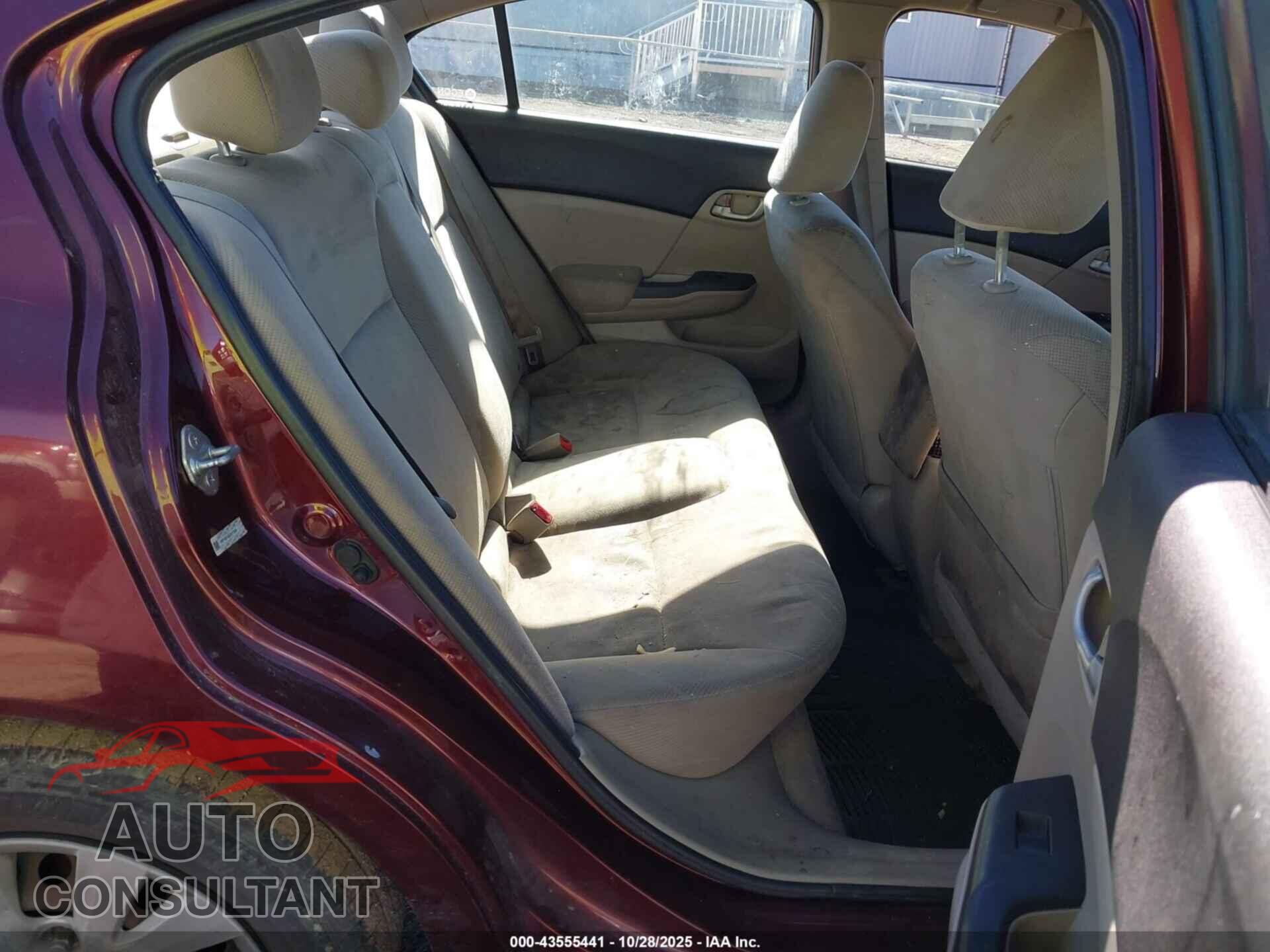 HONDA CIVIC 2012 - 19XFB2F52CE077628