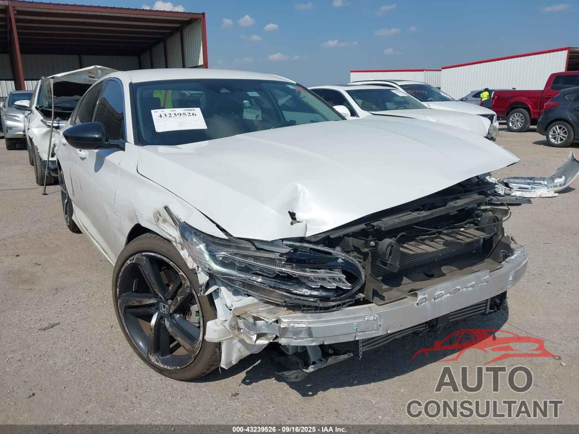 HONDA ACCORD 2021 - 1HGCV1F46MA069534