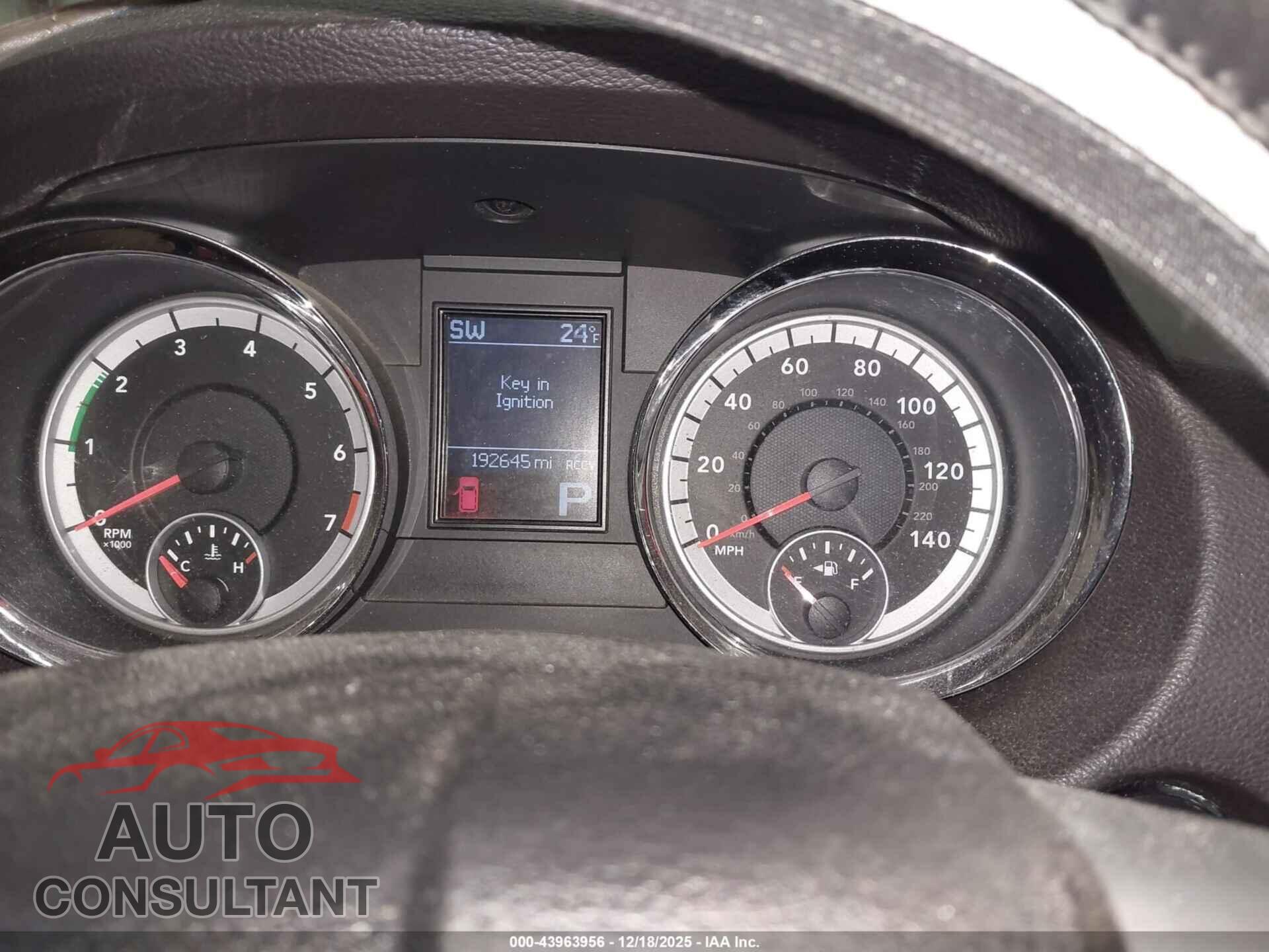 DODGE DURANGO 2013 - 1C4RDJAG2DC684874