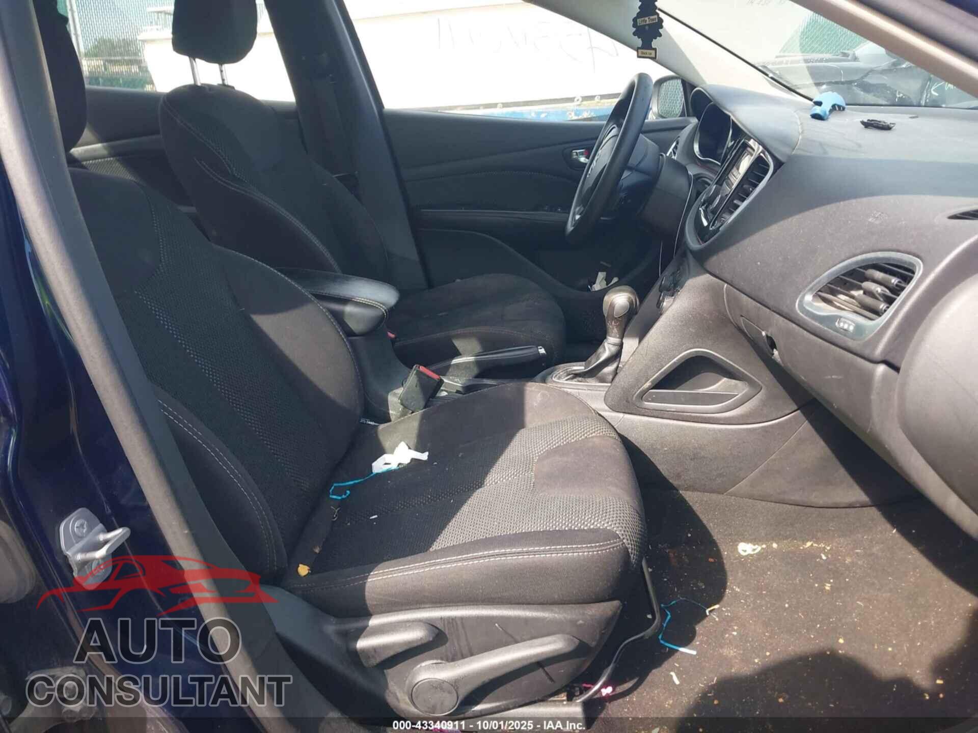 DODGE DART 2015 - 1C3CDFBB2FD101730