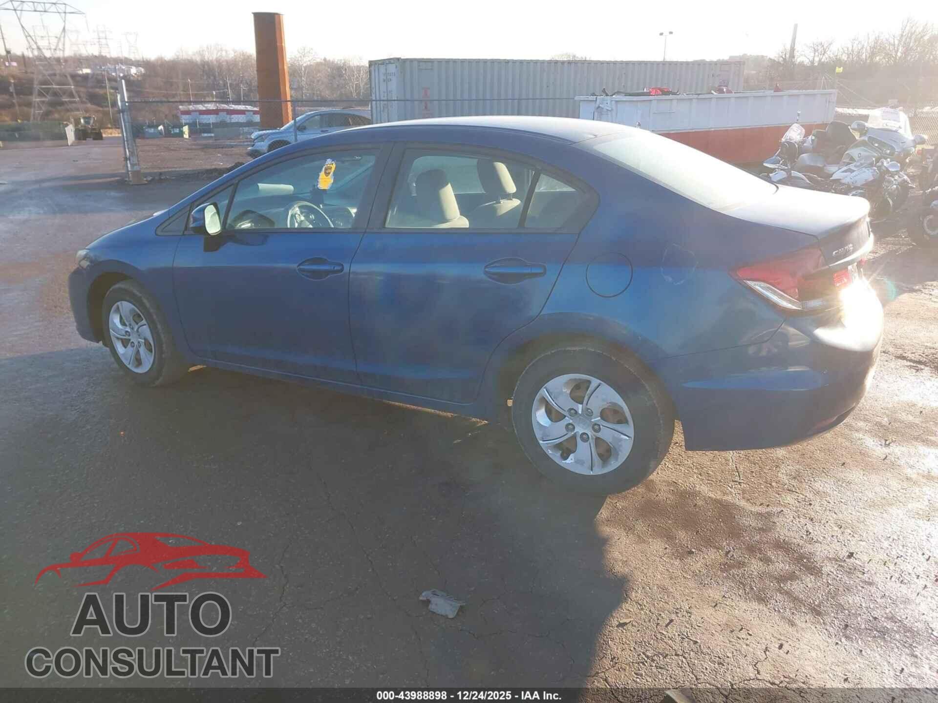 HONDA CIVIC 2013 - 19XFB2F57DE214869