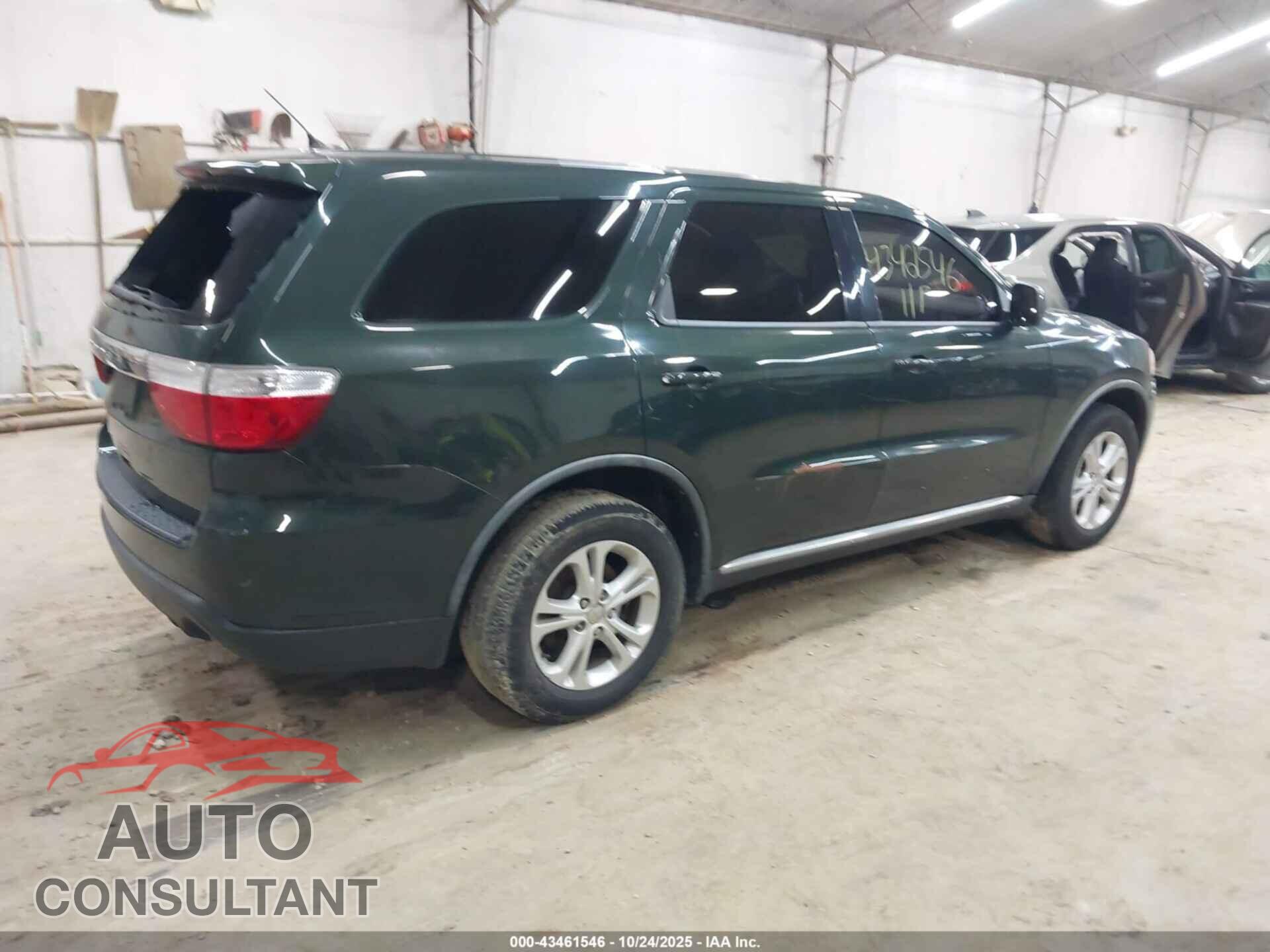 DODGE DURANGO 2011 - 1D4RE2GG9BC618848