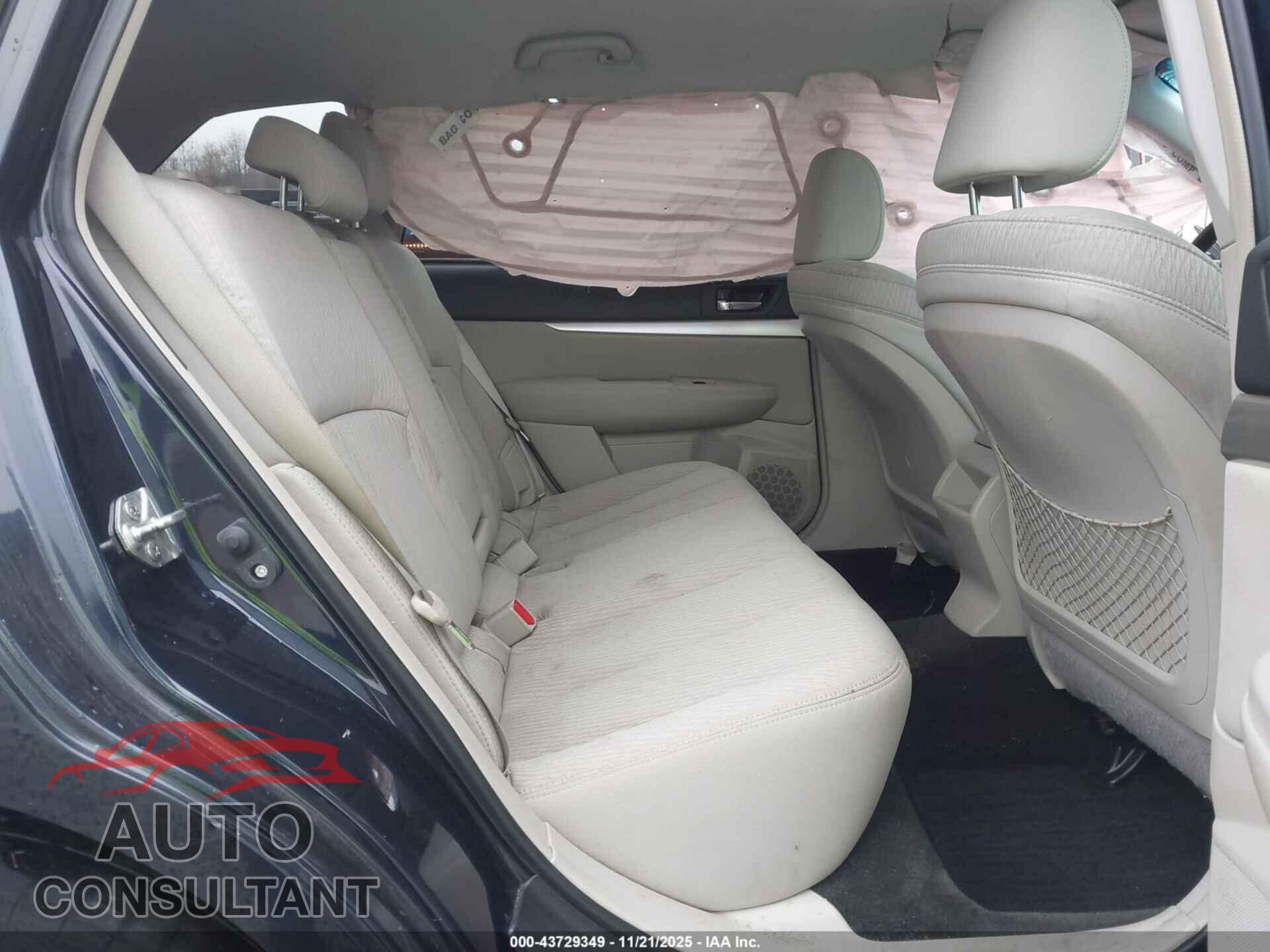 SUBARU OUTBACK 2012 - 4S4BRCCC5C3207875