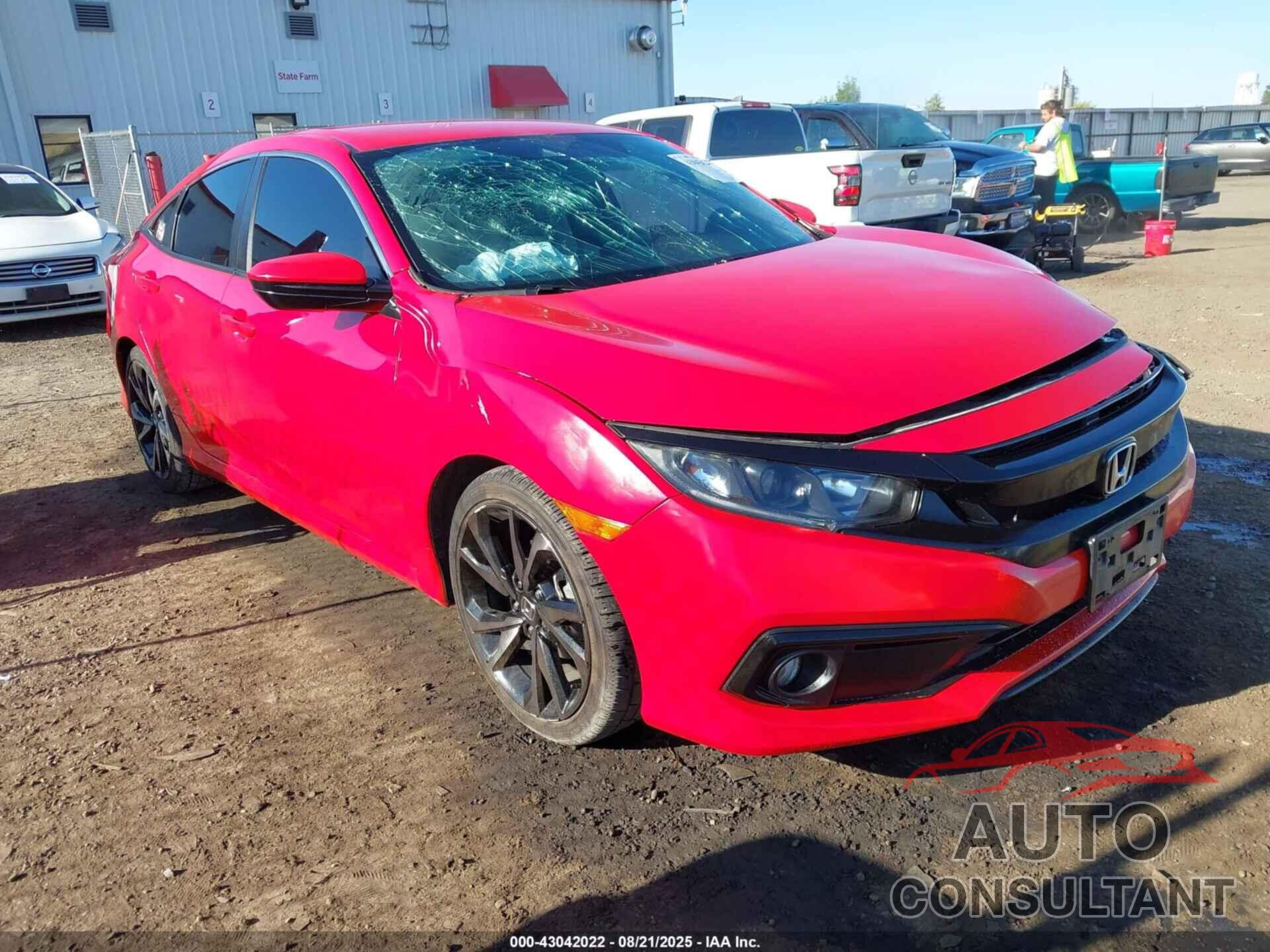 HONDA CIVIC 2019 - 2HGFC2F89KH551926