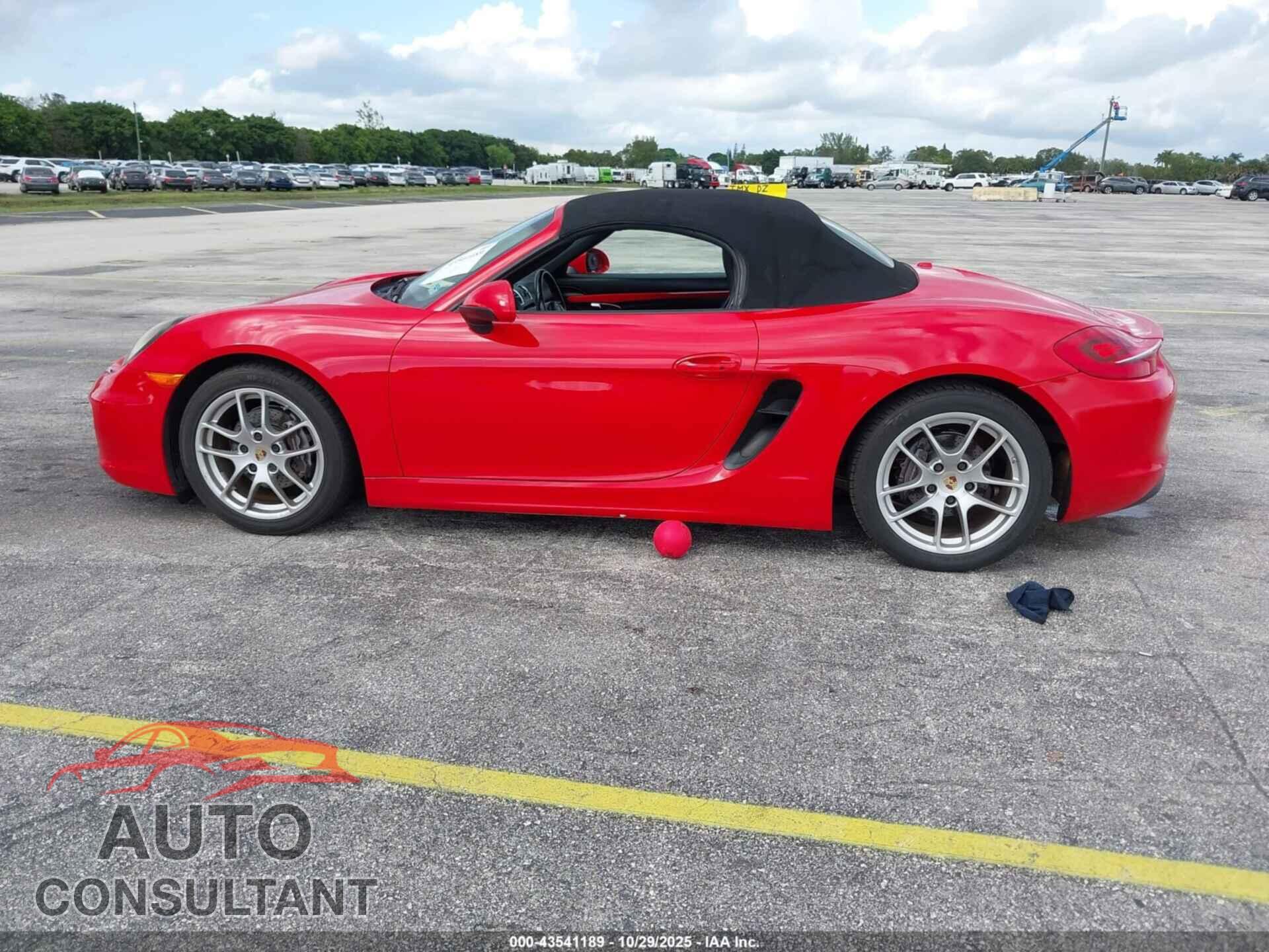 PORSCHE BOXSTER 2015 - WP0CA2A84FS120410