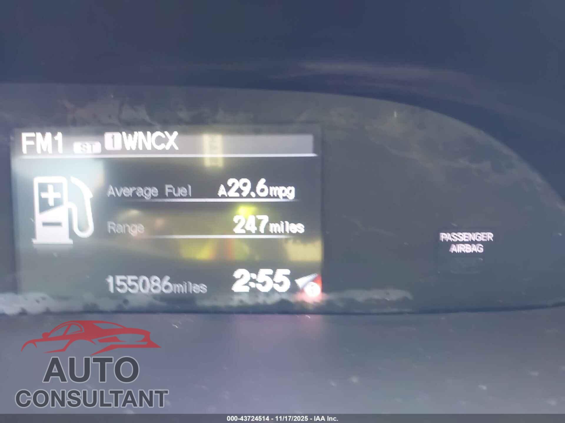 HONDA CIVIC 2012 - 19XFB2F52CE080321