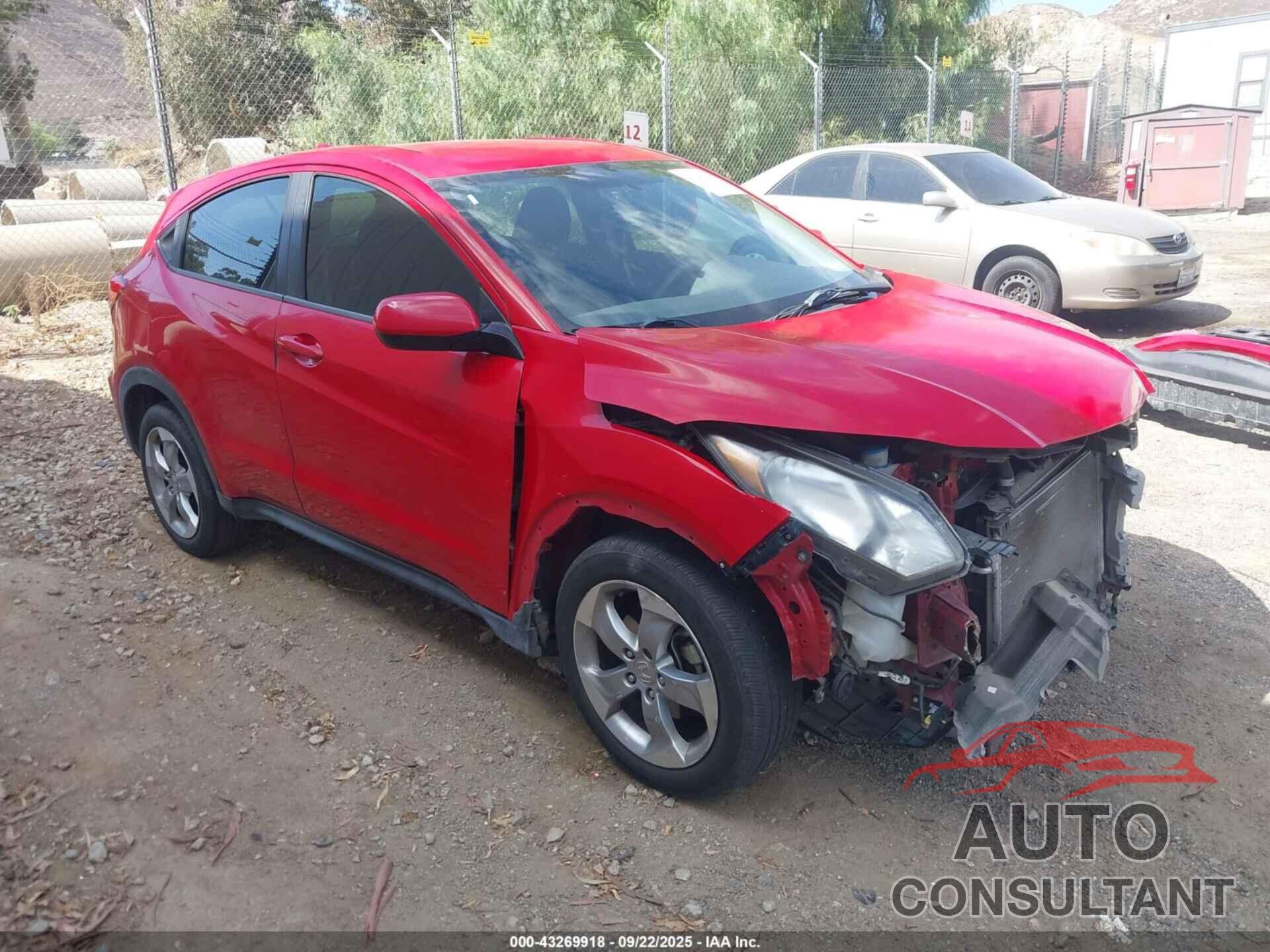 HONDA HR-V 2017 - 3CZRU5H32HG702619