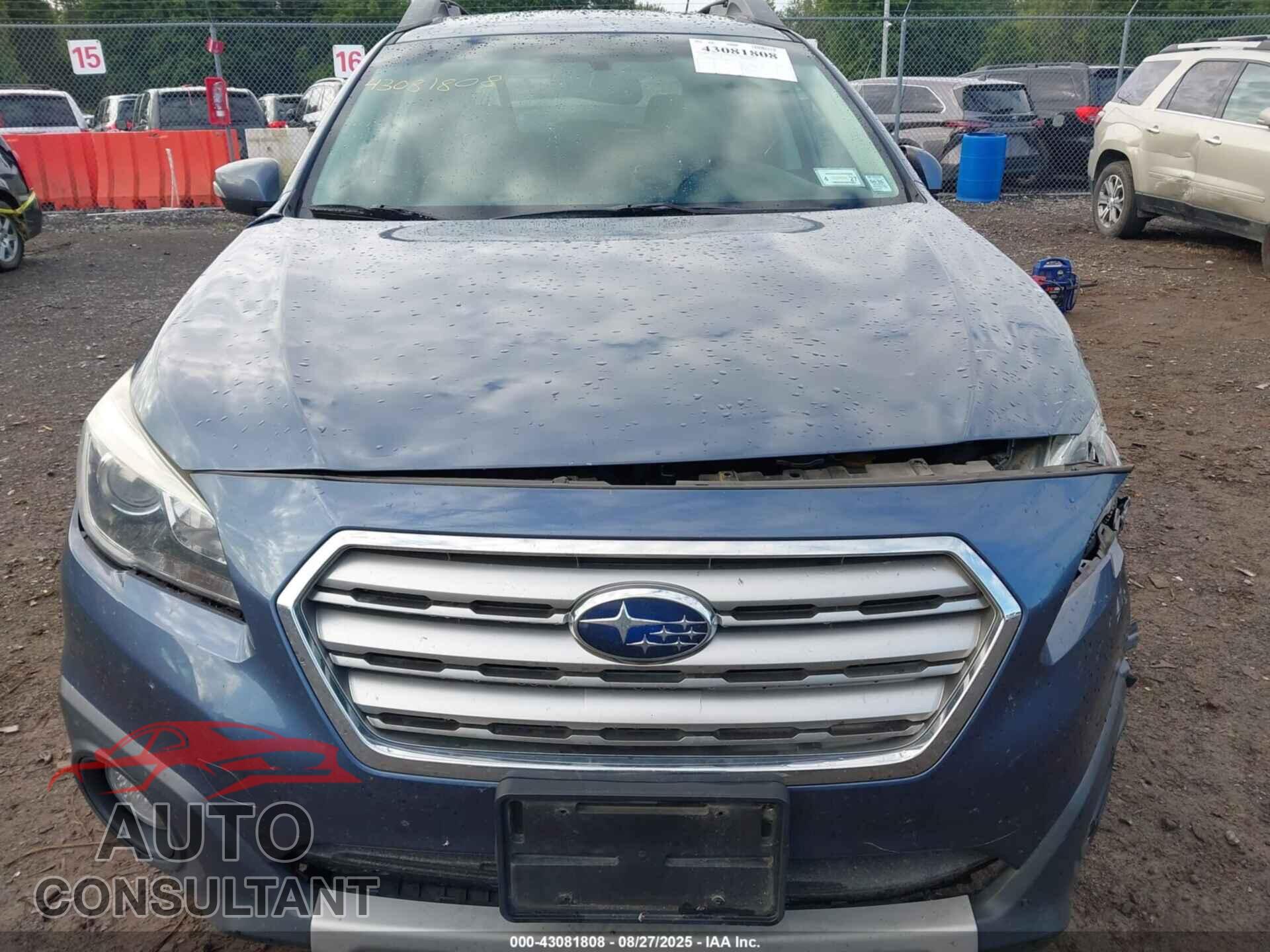 SUBARU OUTBACK 2017 - 4S4BSAKC7H3242127