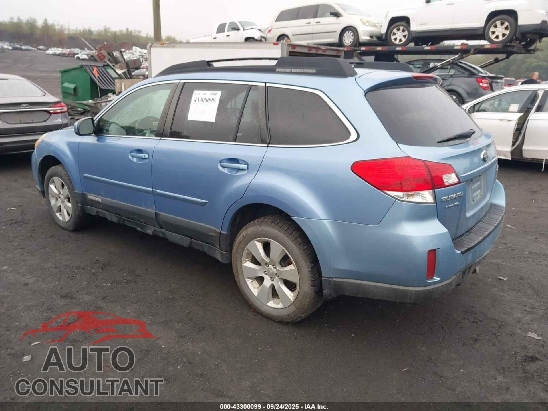 SUBARU OUTBACK 2011 - 4S4BRBCC6B3374254