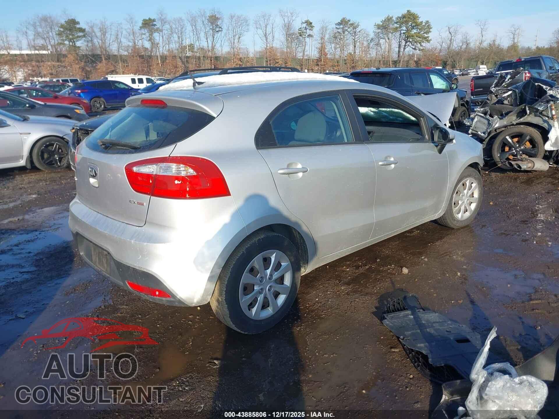 KIA RIO 2013 - KNADN5A35D6185722