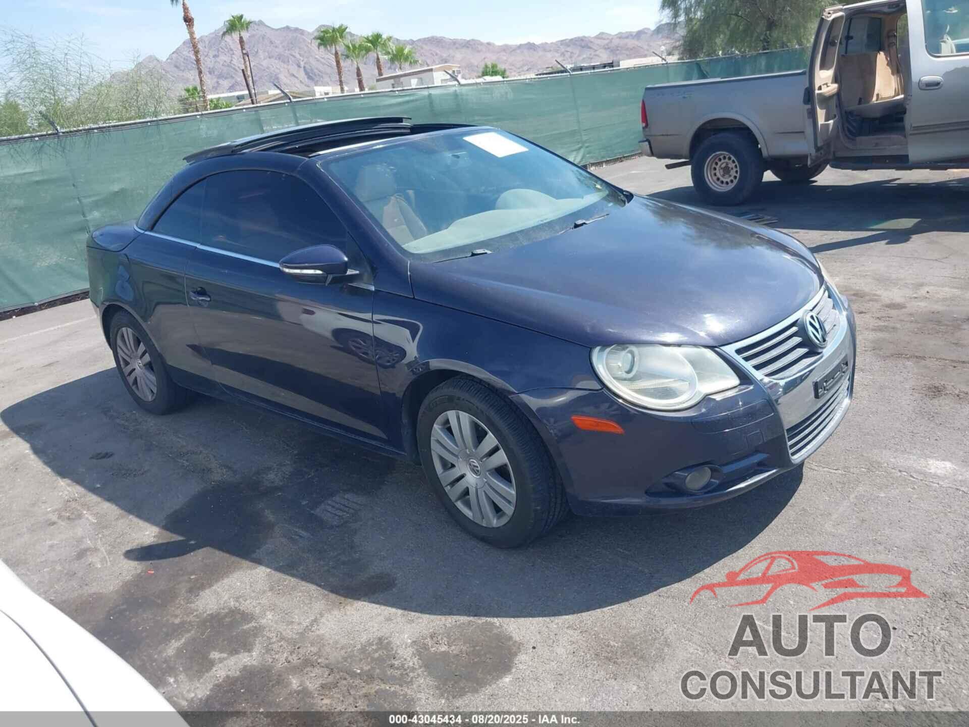 VOLKSWAGEN EOS 2009 - WVWBA71F19V010652