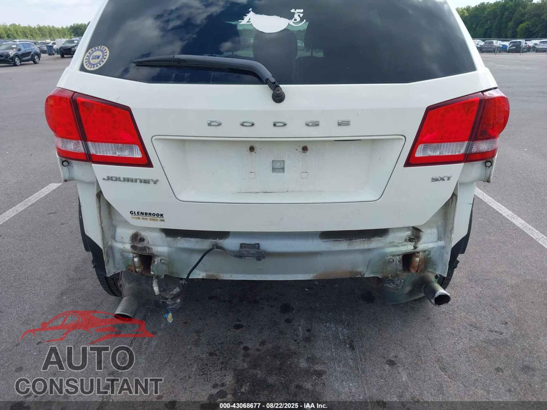 DODGE JOURNEY 2012 - 3C4PDCBG8CT204793