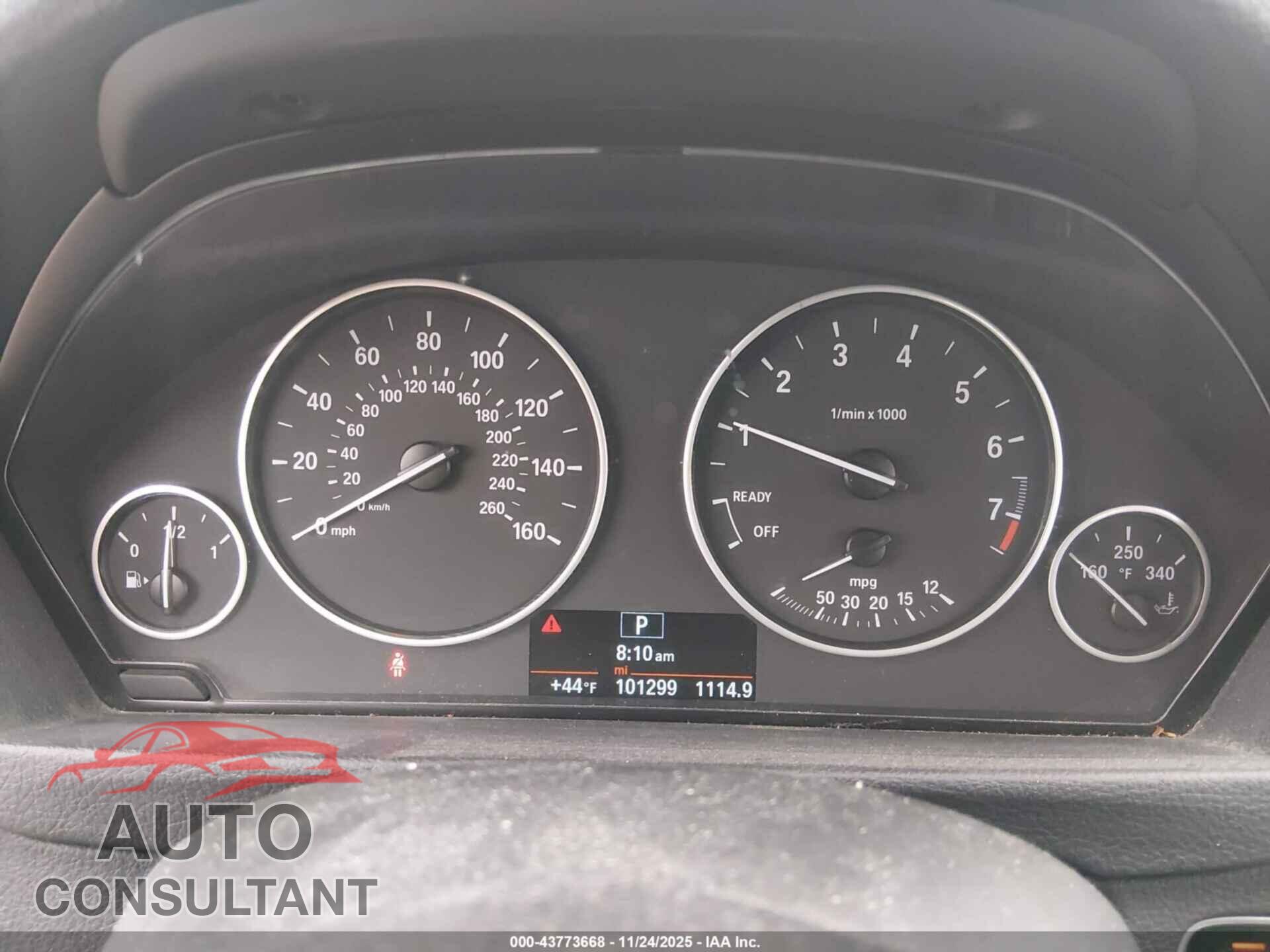 BMW 320I 2016 - WBA8E5G57GNU21484