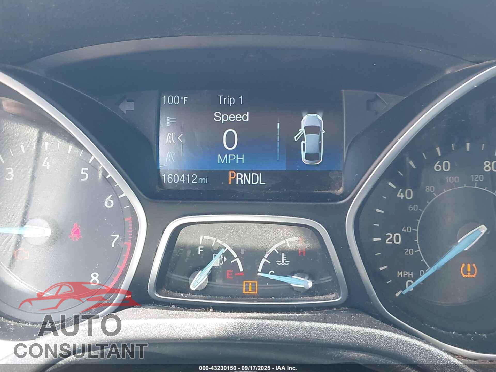 FORD FOCUS 2016 - 1FADP3F25GL291469