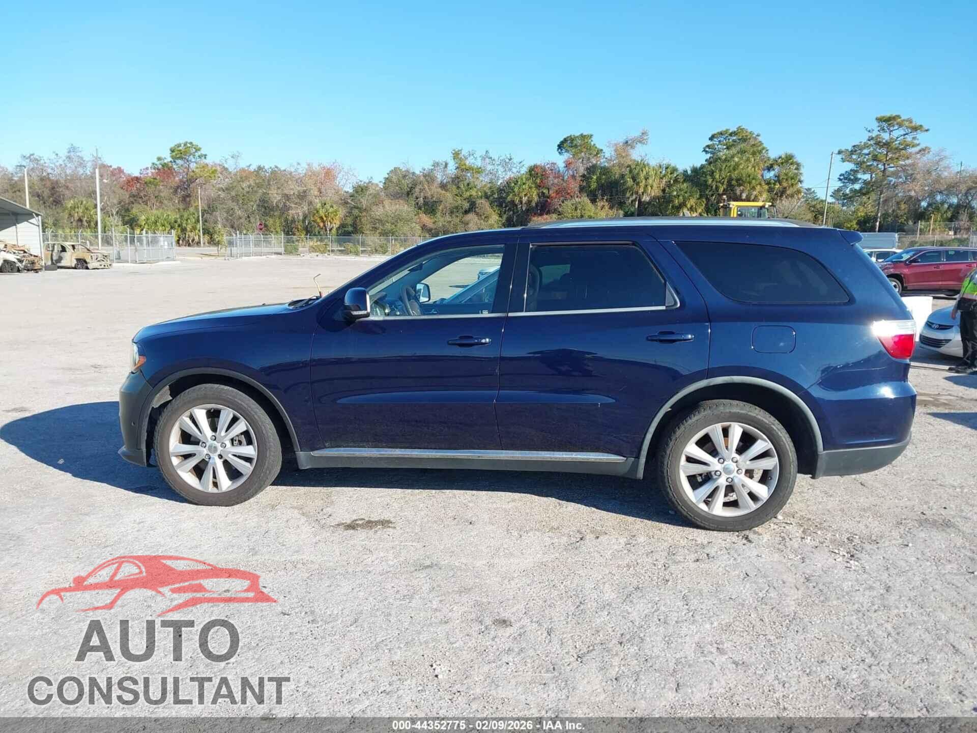 DODGE DURANGO 2012 - 1C4SDJDT0CC163600