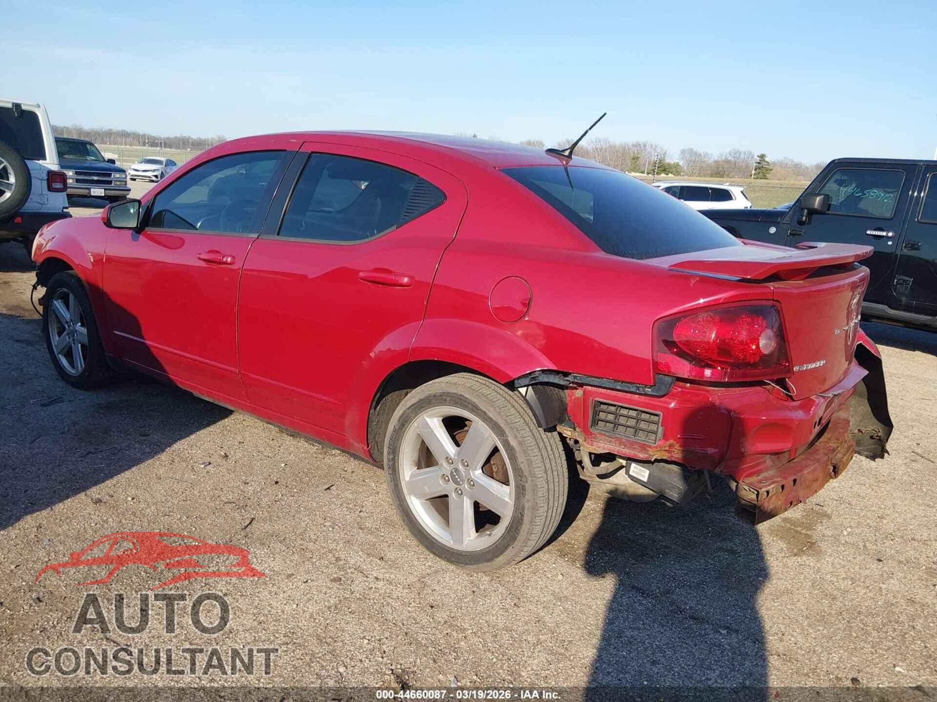 DODGE AVENGER 2013 - 1C3CDZCB6DN708673