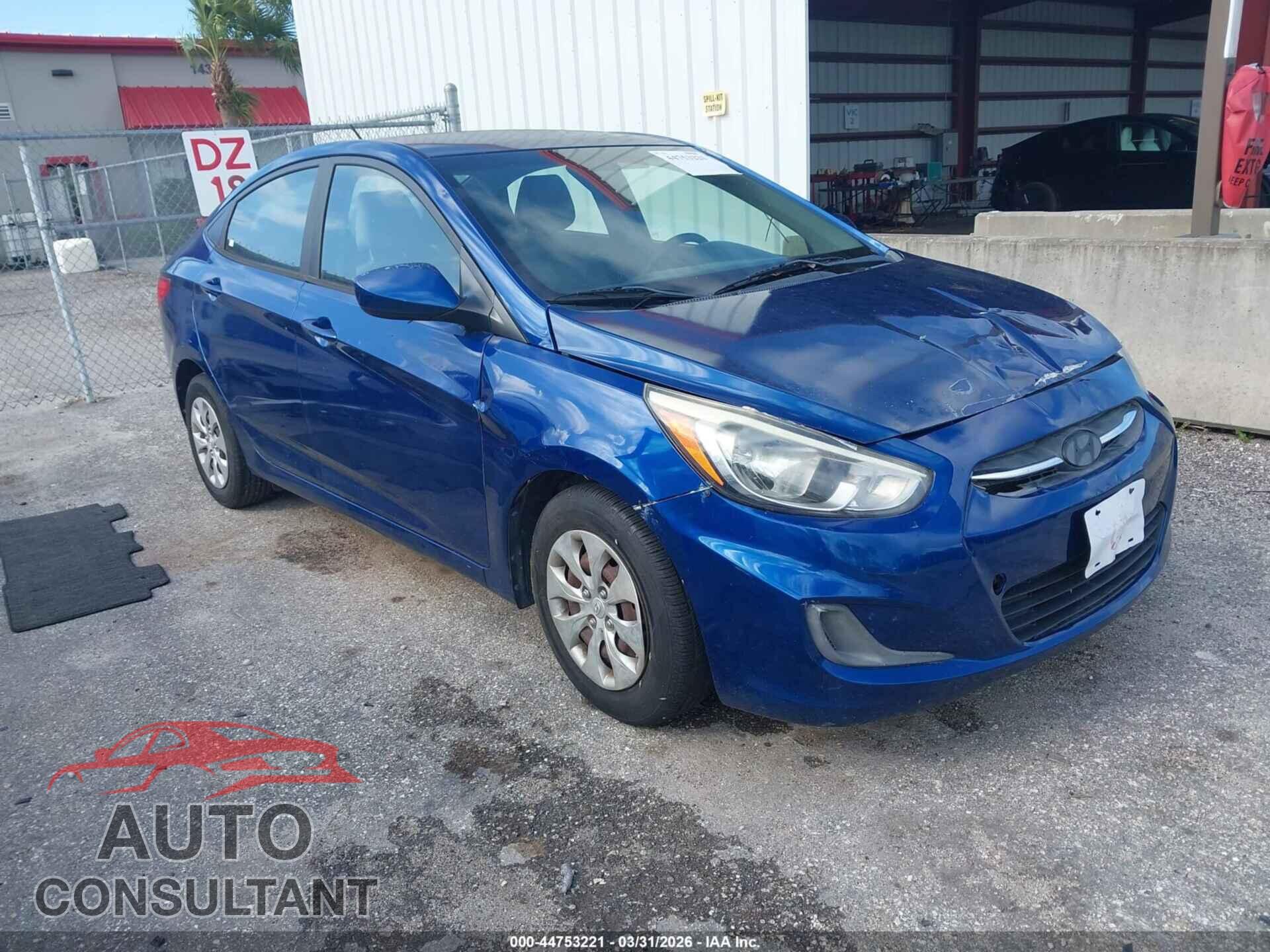 HYUNDAI ACCENT 2016 - KMHCT4AE7GU983473
