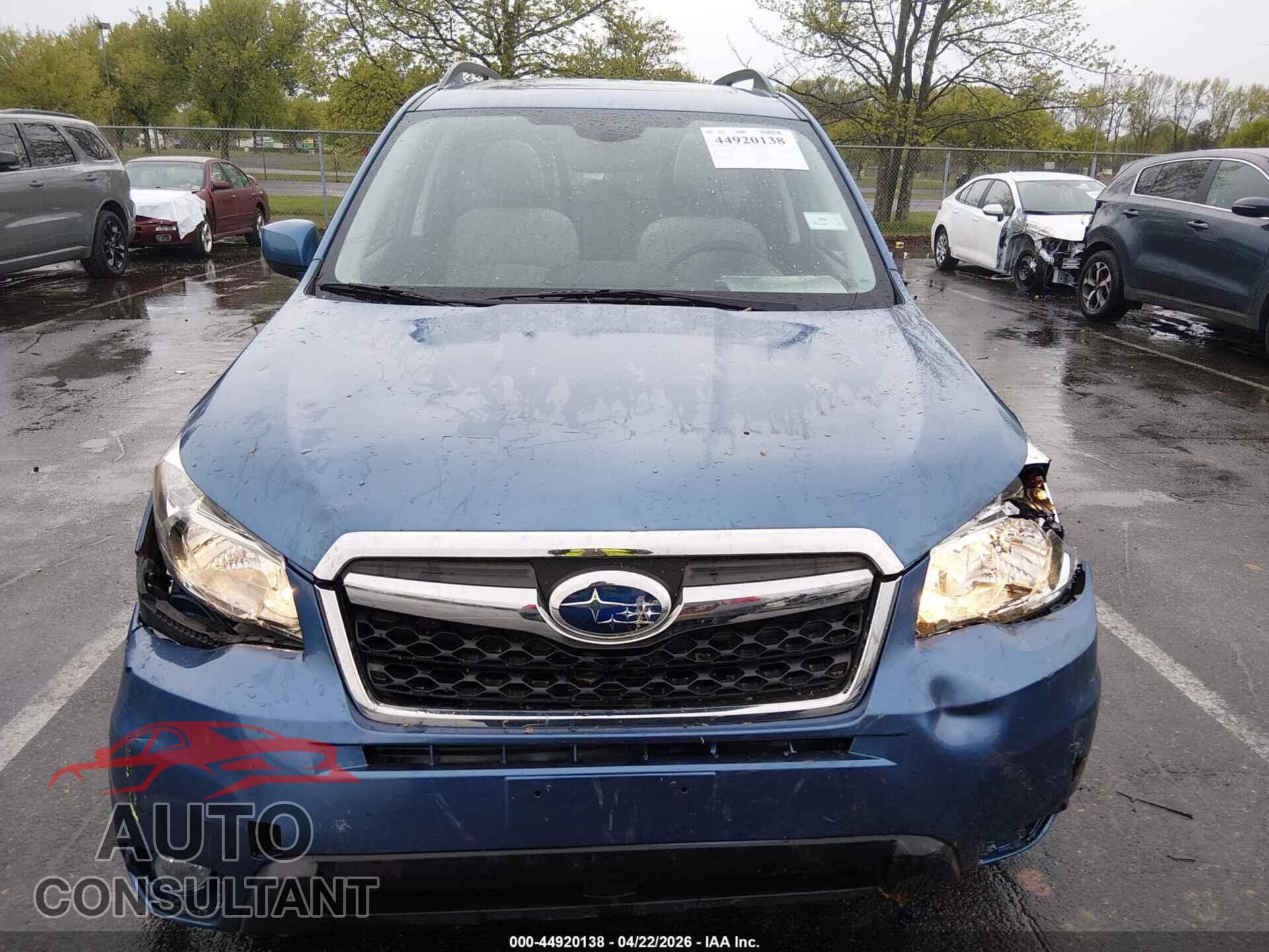 SUBARU FORESTER 2016 - JF2SJAFC5GH482829