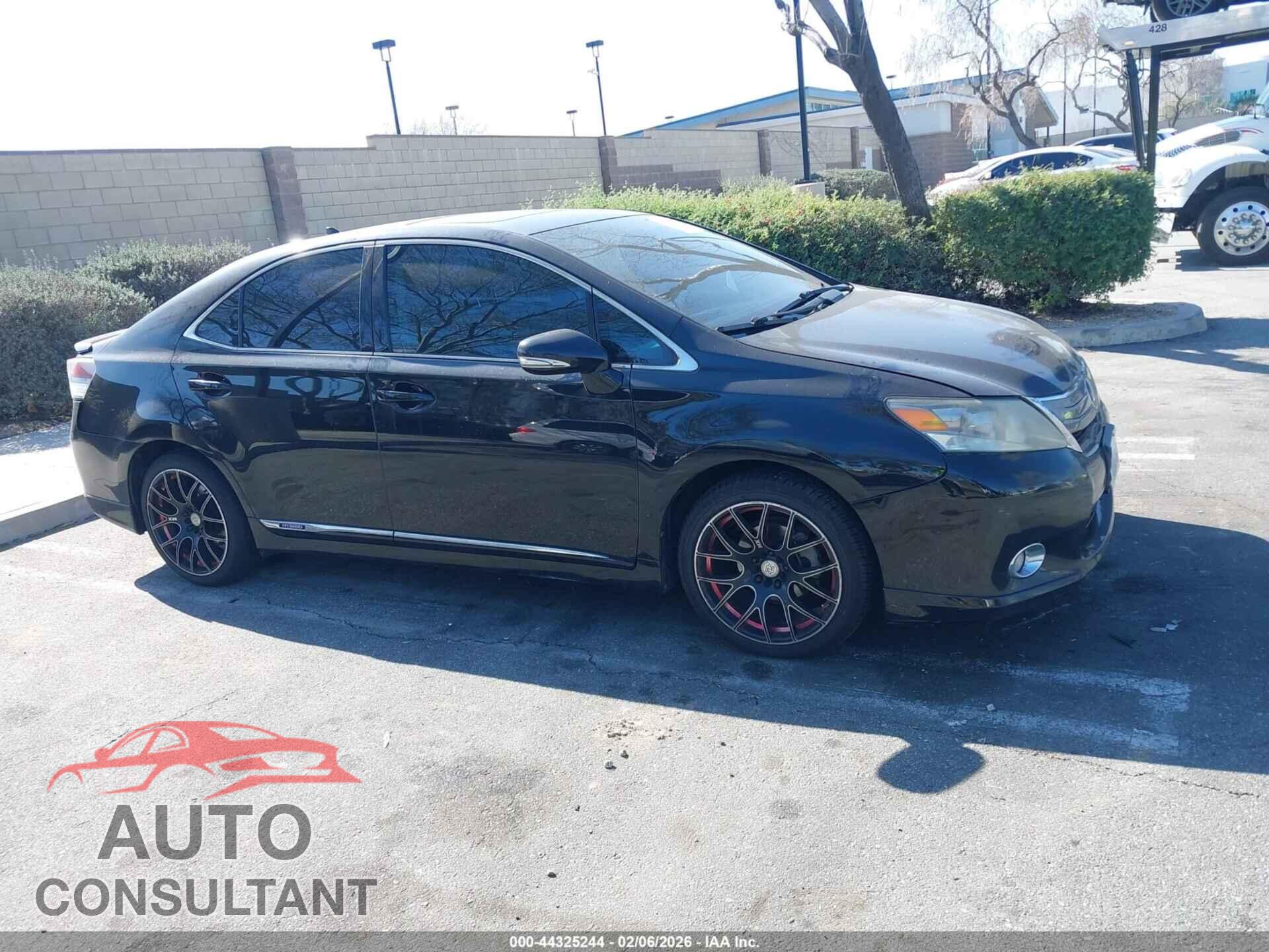LEXUS HS 250H 2010 - JTHBB1BA7A2015307