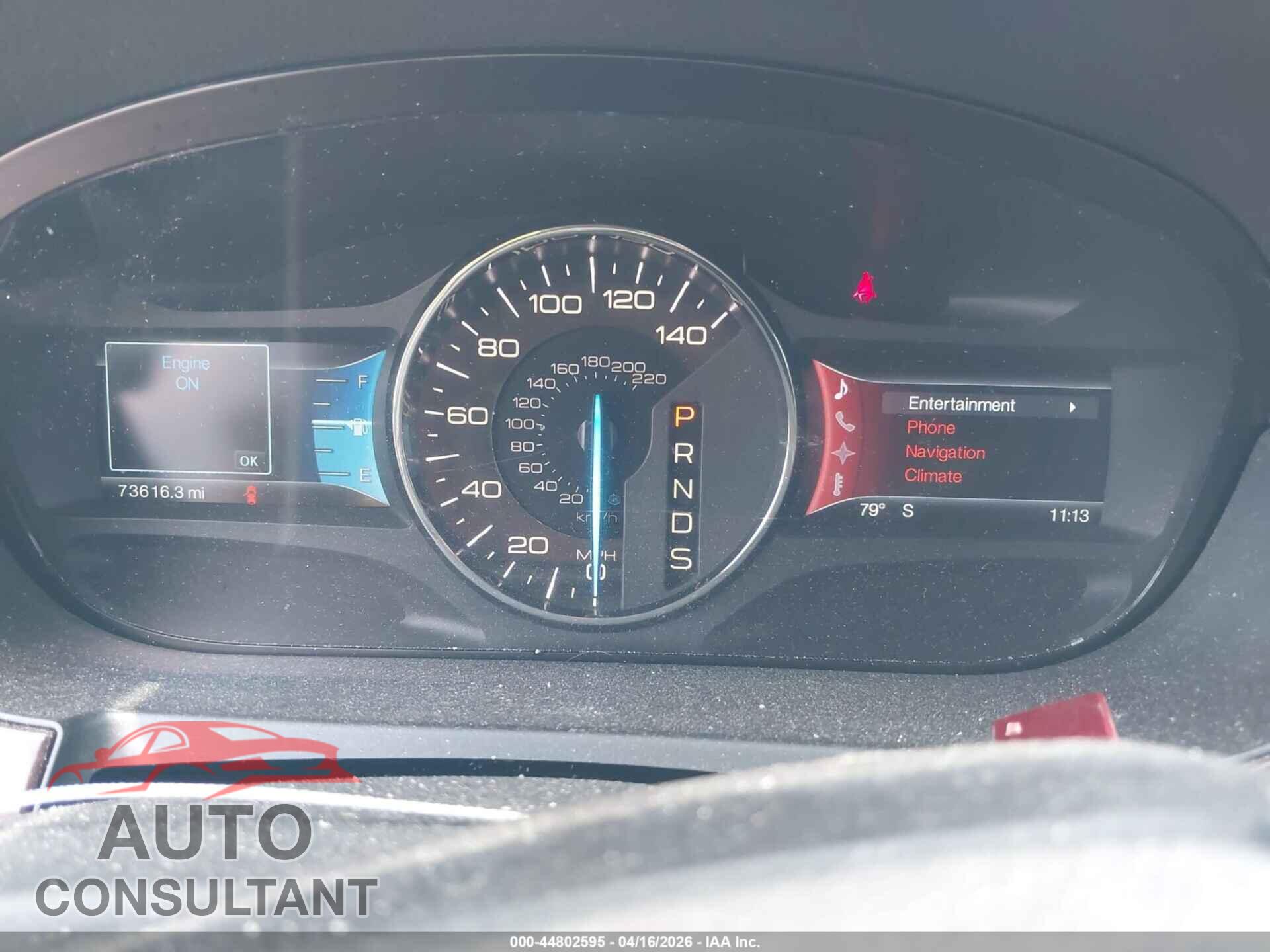 FORD EDGE 2013 - 2FMDK3KC2DBC29011