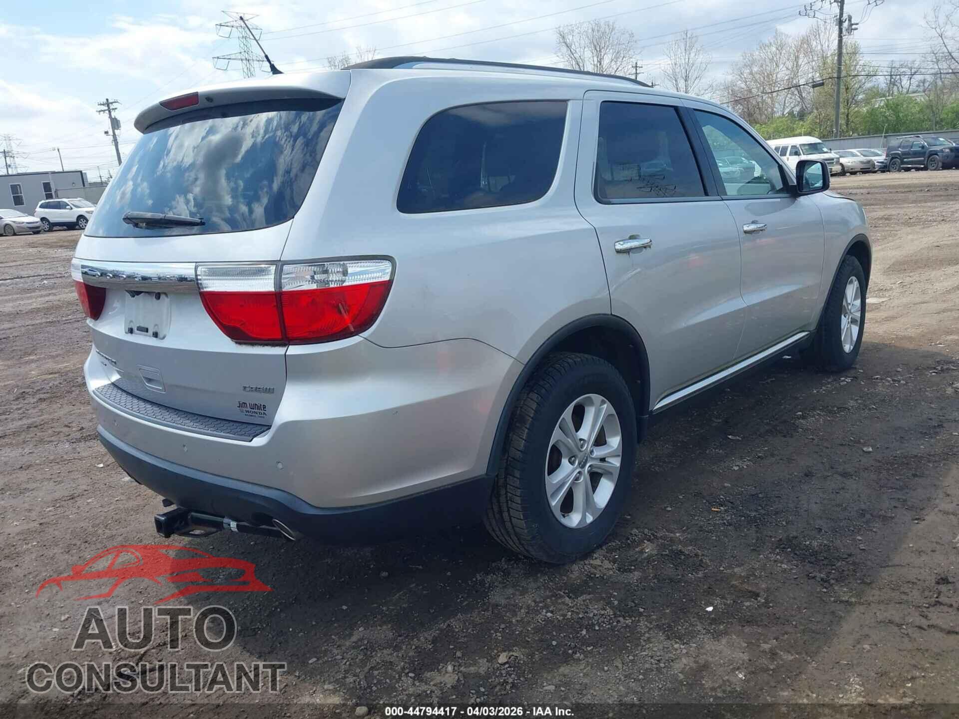 DODGE DURANGO 2013 - 1C4RDJDG9DC590423