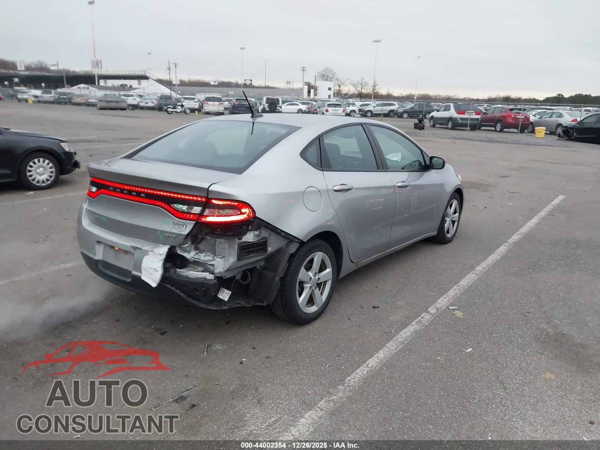 DODGE DART 2015 - 1C3CDFBB1FD351749