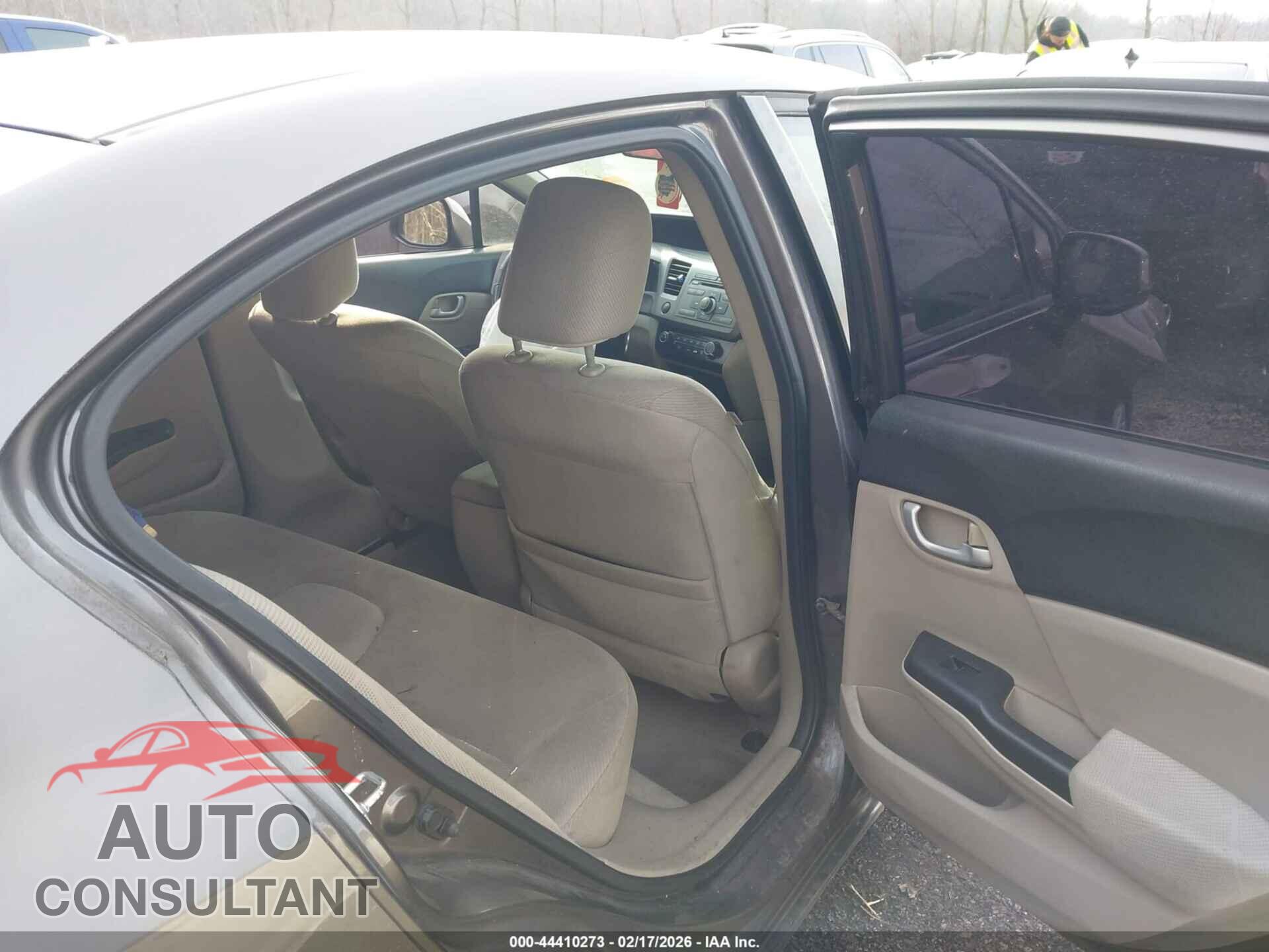 HONDA CIVIC 2012 - 19XFB2F56CE332264