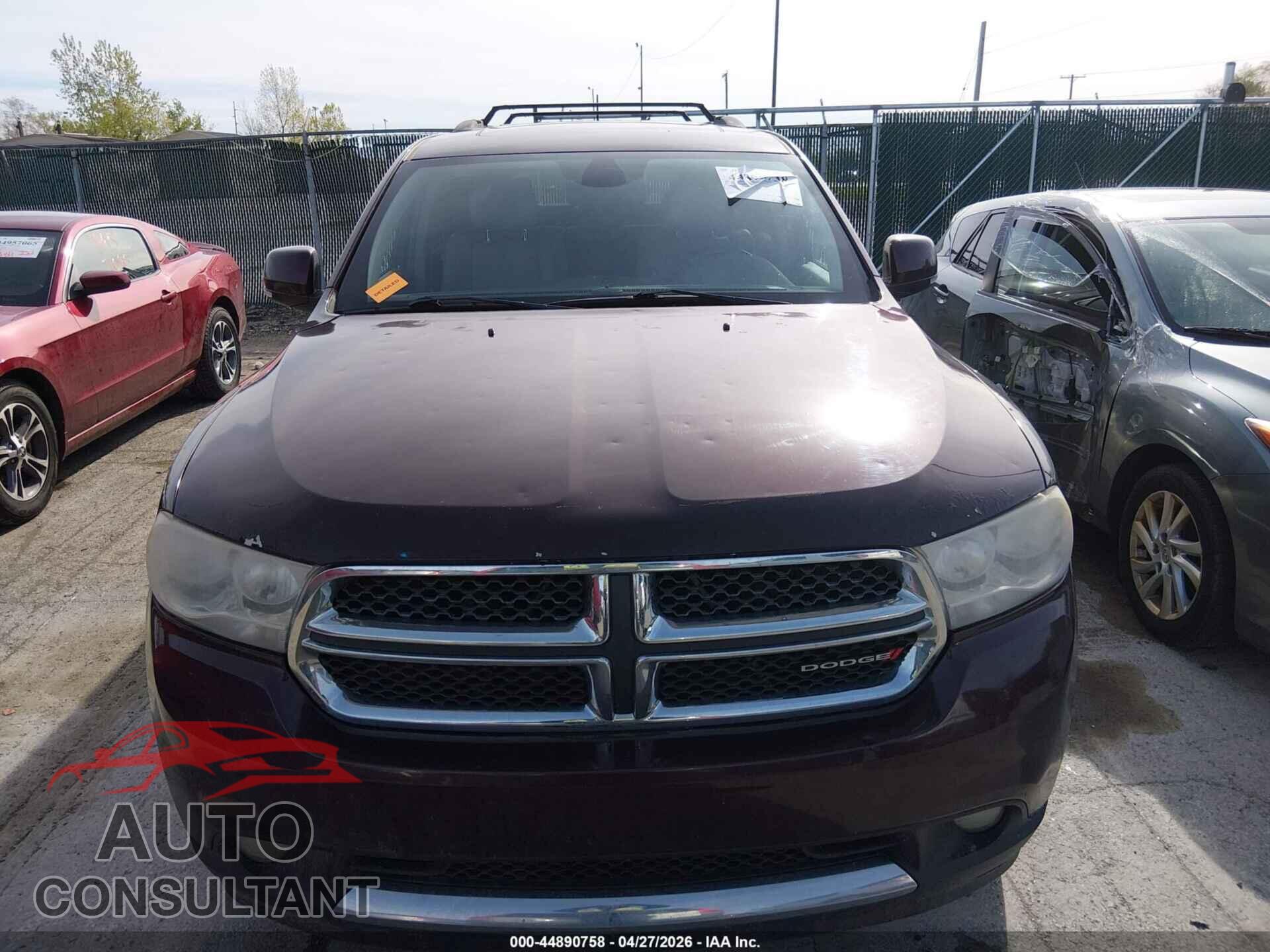 DODGE DURANGO 2012 - 1C4RDJDG3CC306296