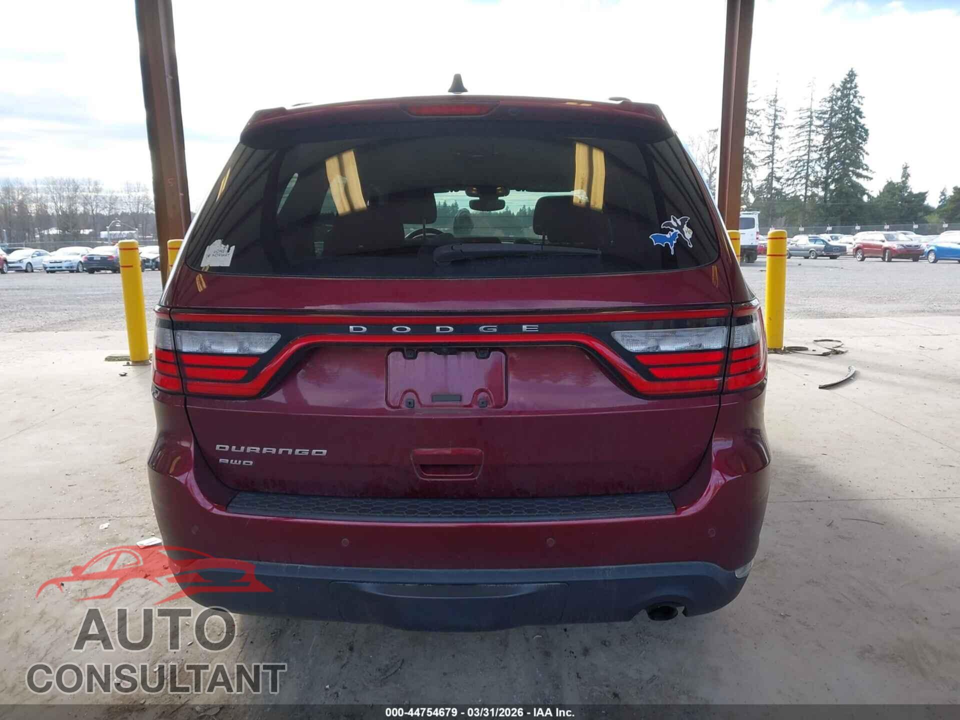 DODGE DURANGO 2017 - 1C4RDJAG5HC709949