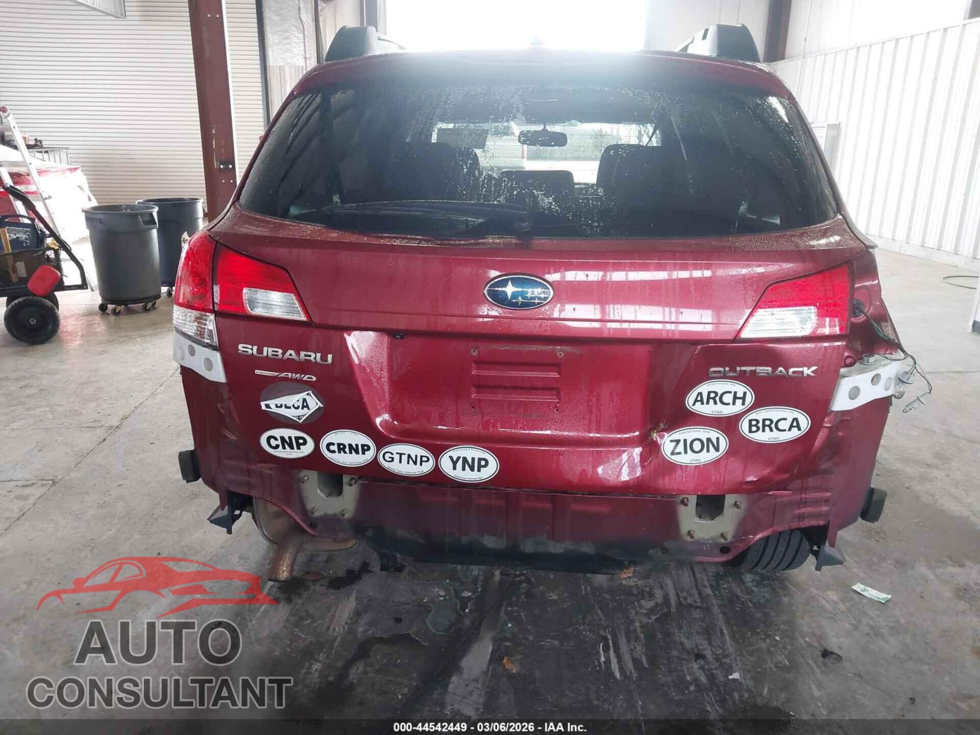 SUBARU OUTBACK 2014 - 4S4BRCLC3E3294534