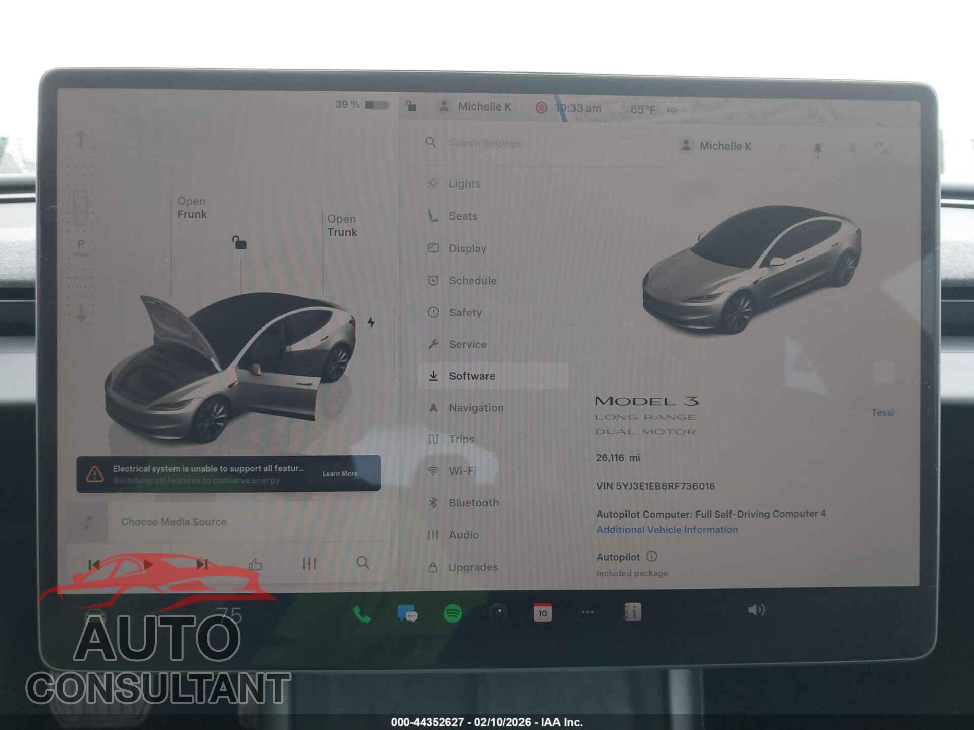 TESLA MODEL 3 2024 - 5YJ3E1EB8RF736018