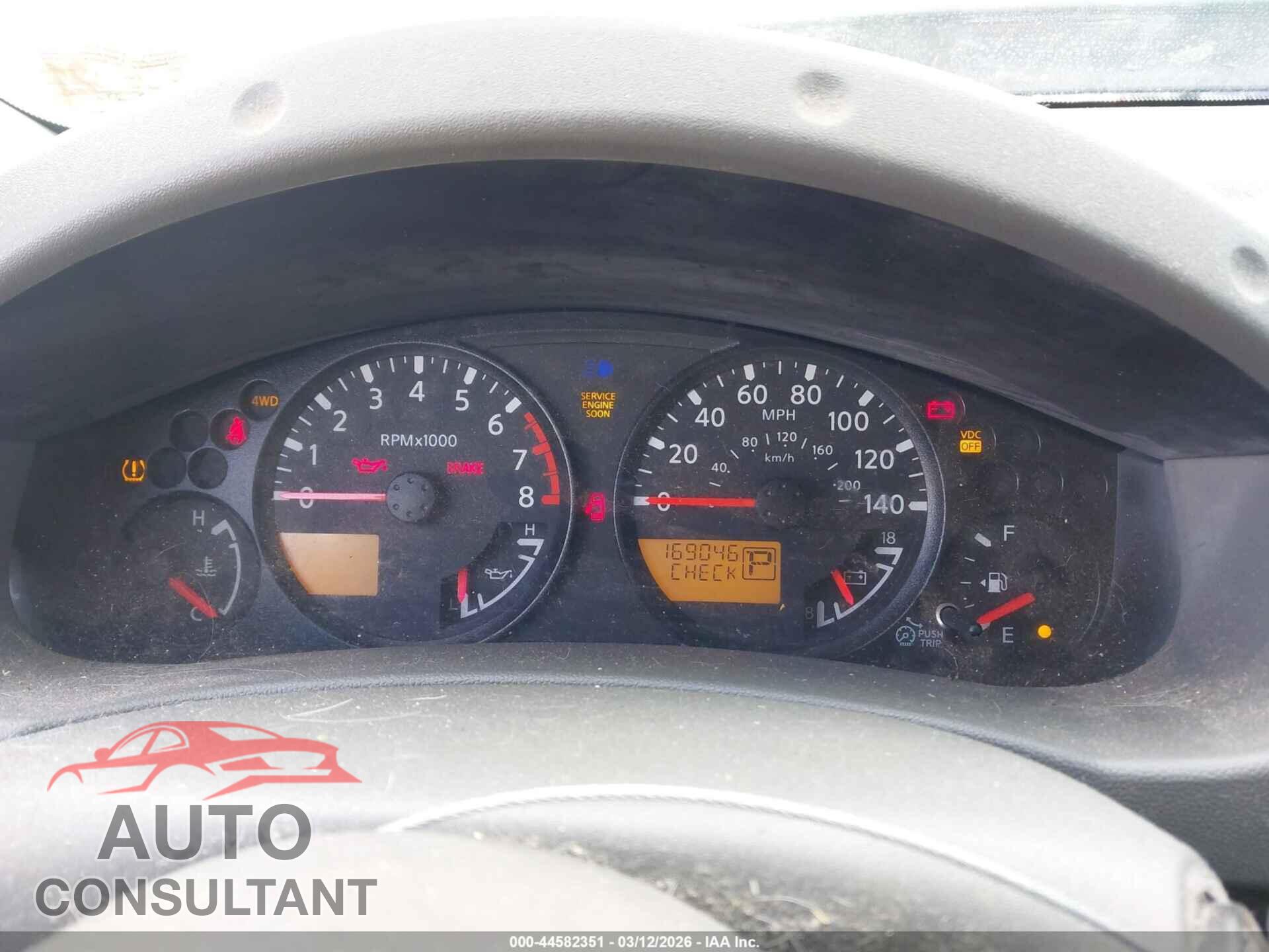 NISSAN FRONTIER 2011 - 1N6AD0EV2BC438577