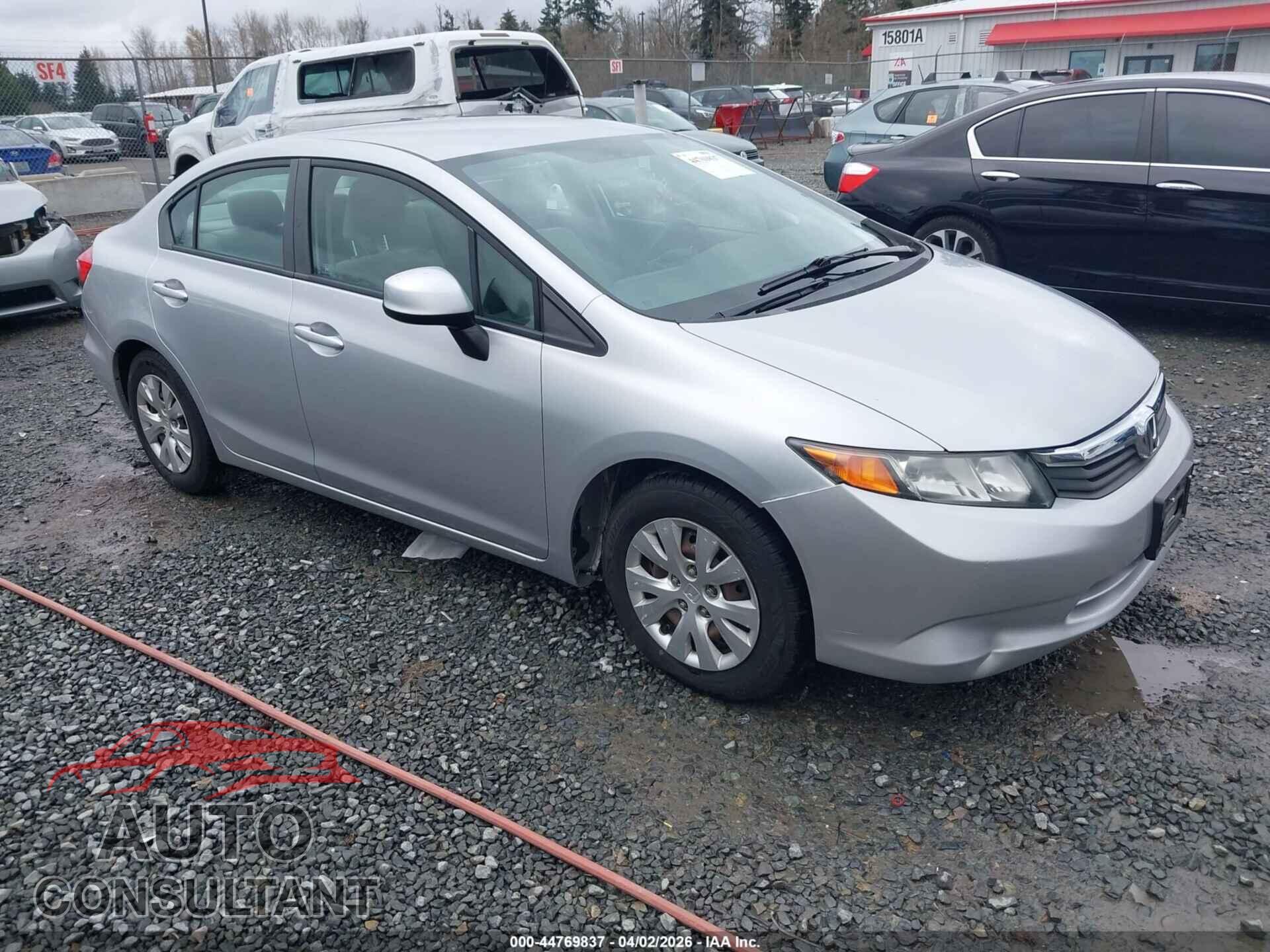 HONDA CIVIC 2012 - 19XFB2F5XCE369382