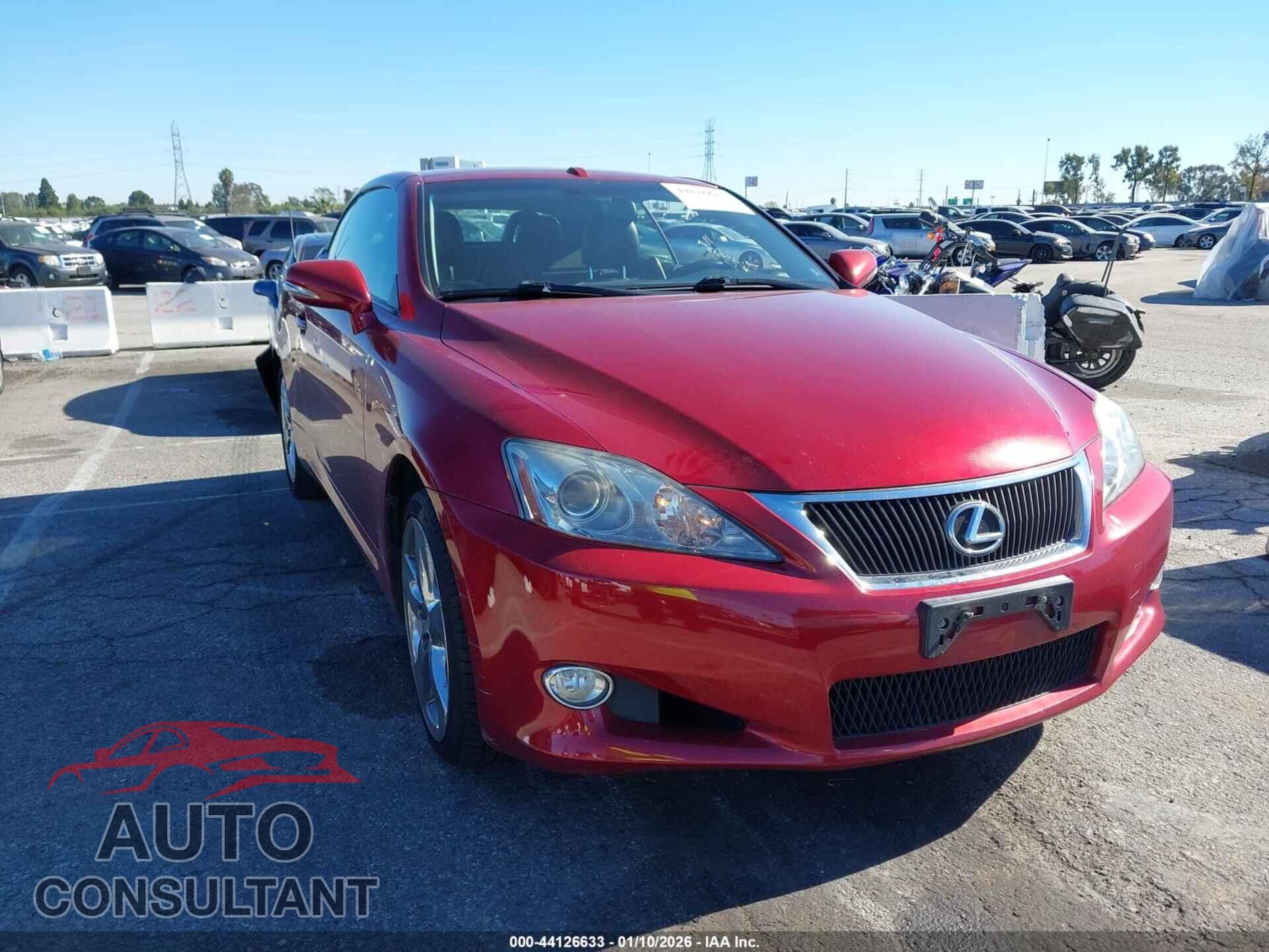 LEXUS IS 350C 2010 - JTHFE2C26A2500270