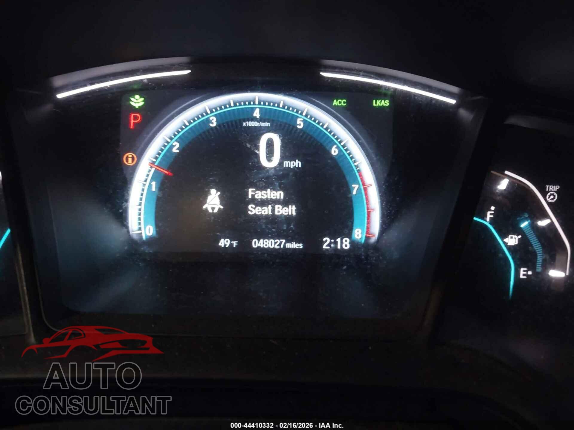 HONDA CIVIC 2019 - 19XFC2F63KE200096