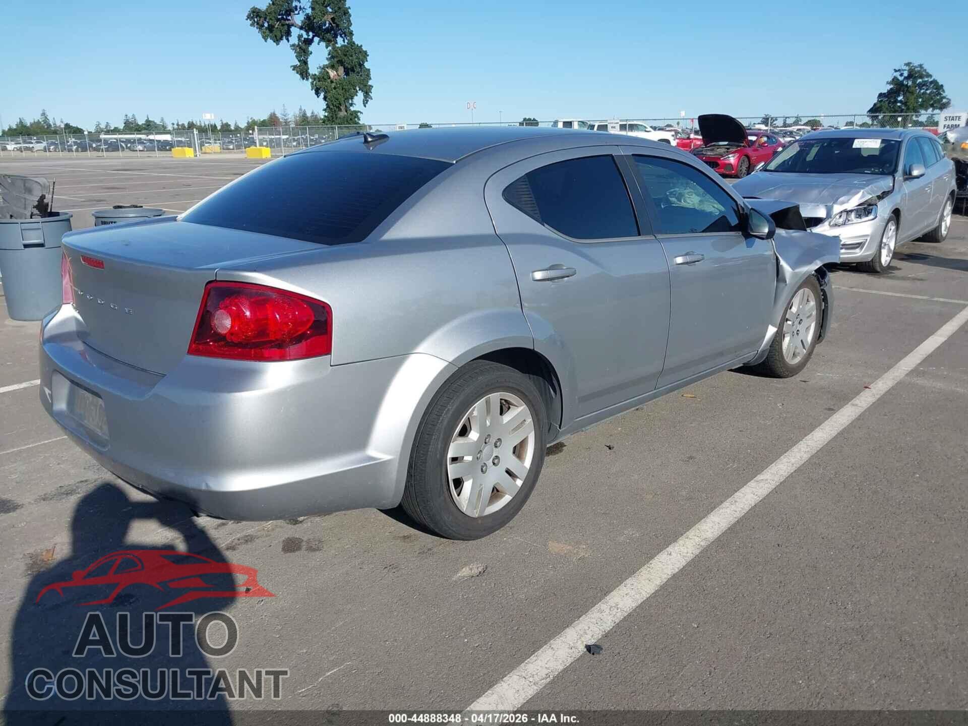 DODGE AVENGER 2013 - 1C3CDZAB0DN741929