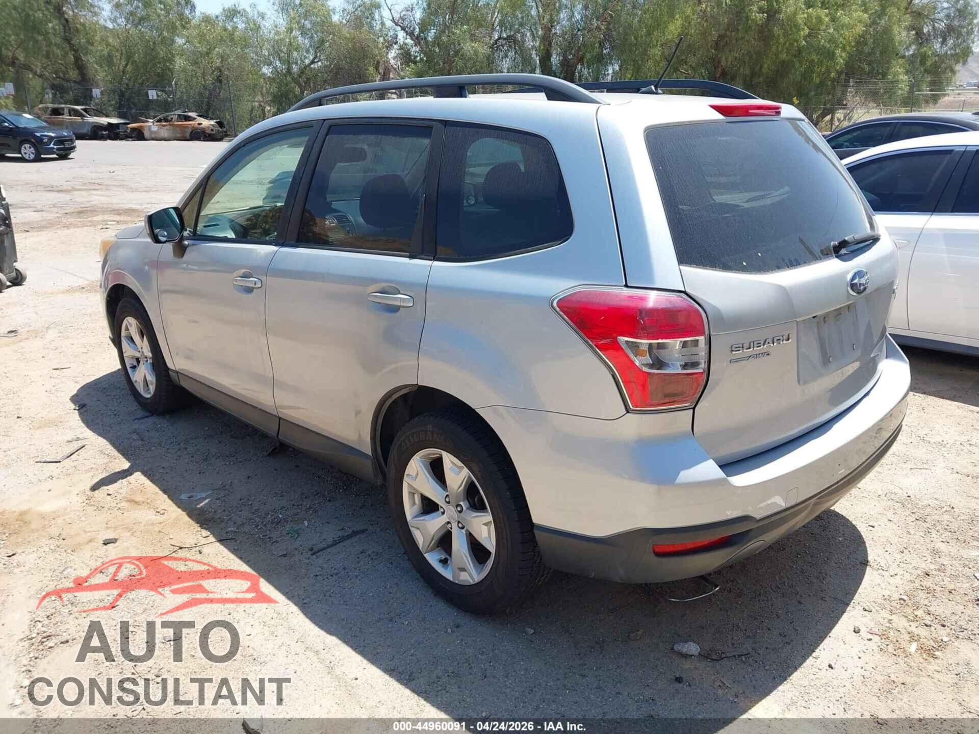 SUBARU FORESTER 2015 - JF2SJAFCXFH464681