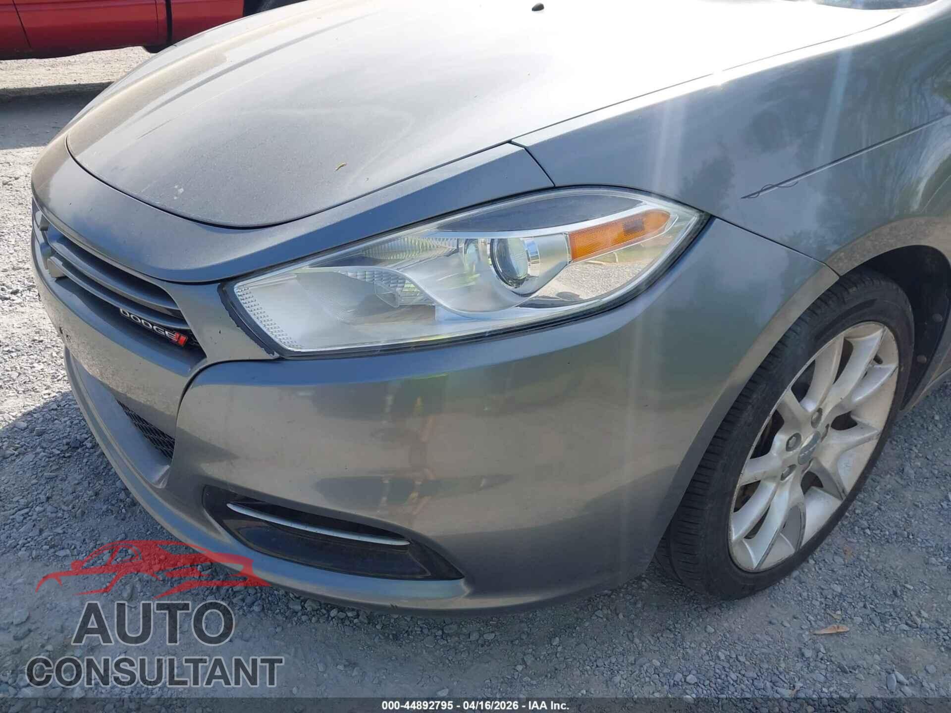 DODGE DART 2013 - 1C3CDFBA3DD708126