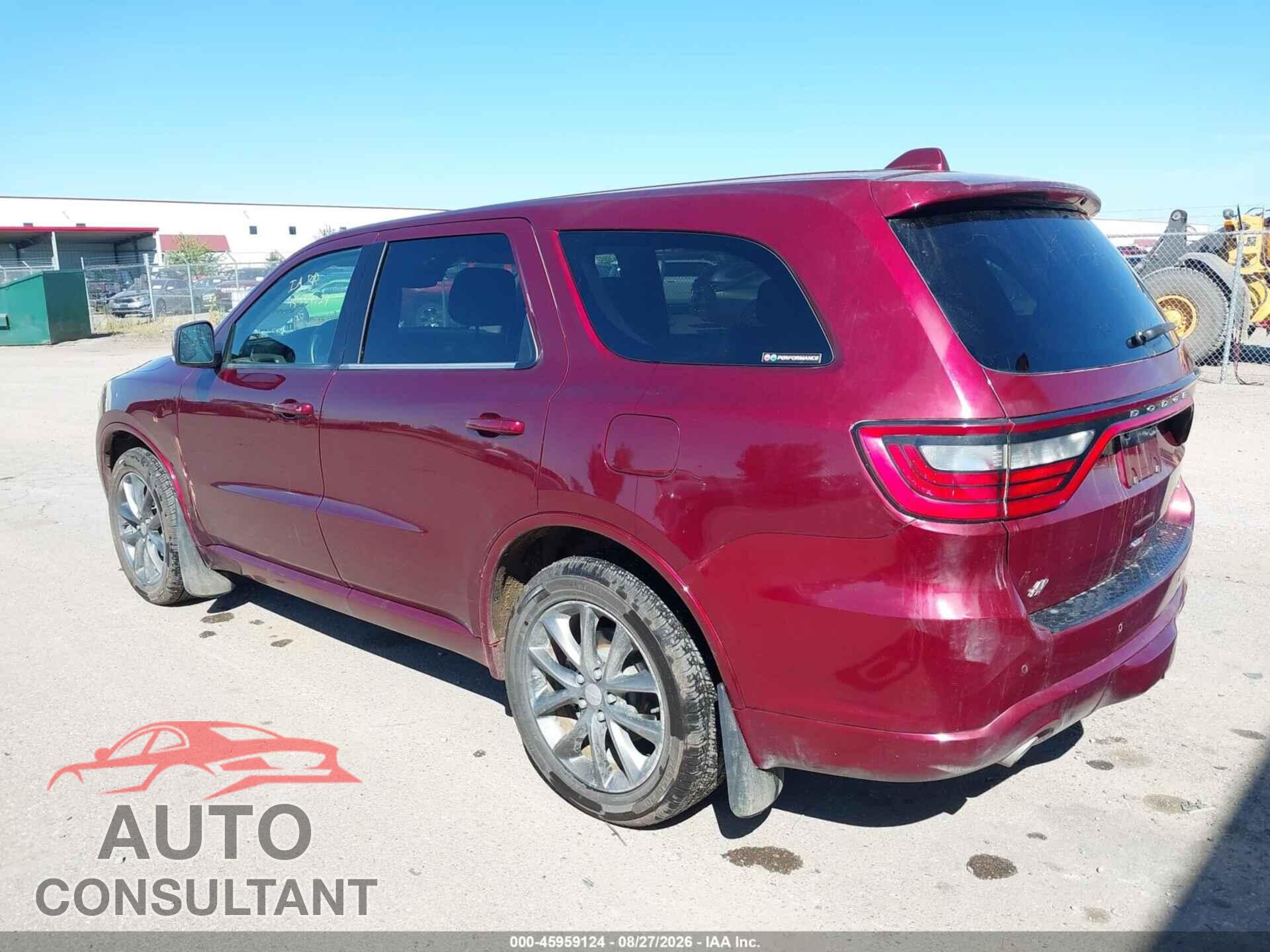 DODGE DURANGO 2018 - 1C4RDJDG9JC346637