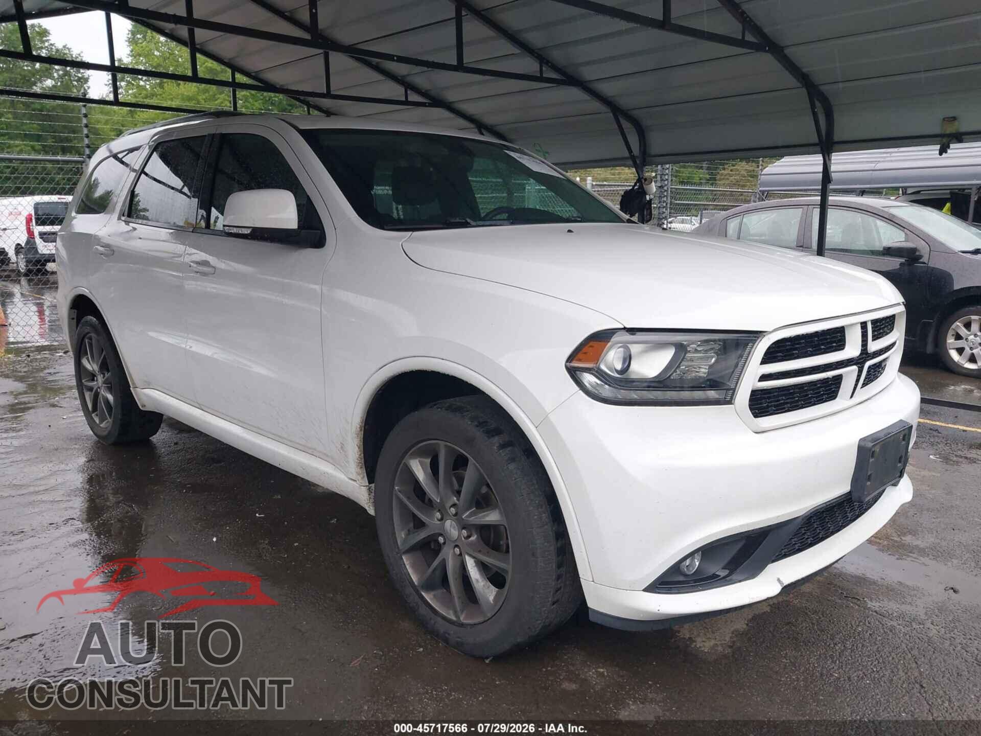 DODGE DURANGO 2017 - 1C4RDJDGXHC820976